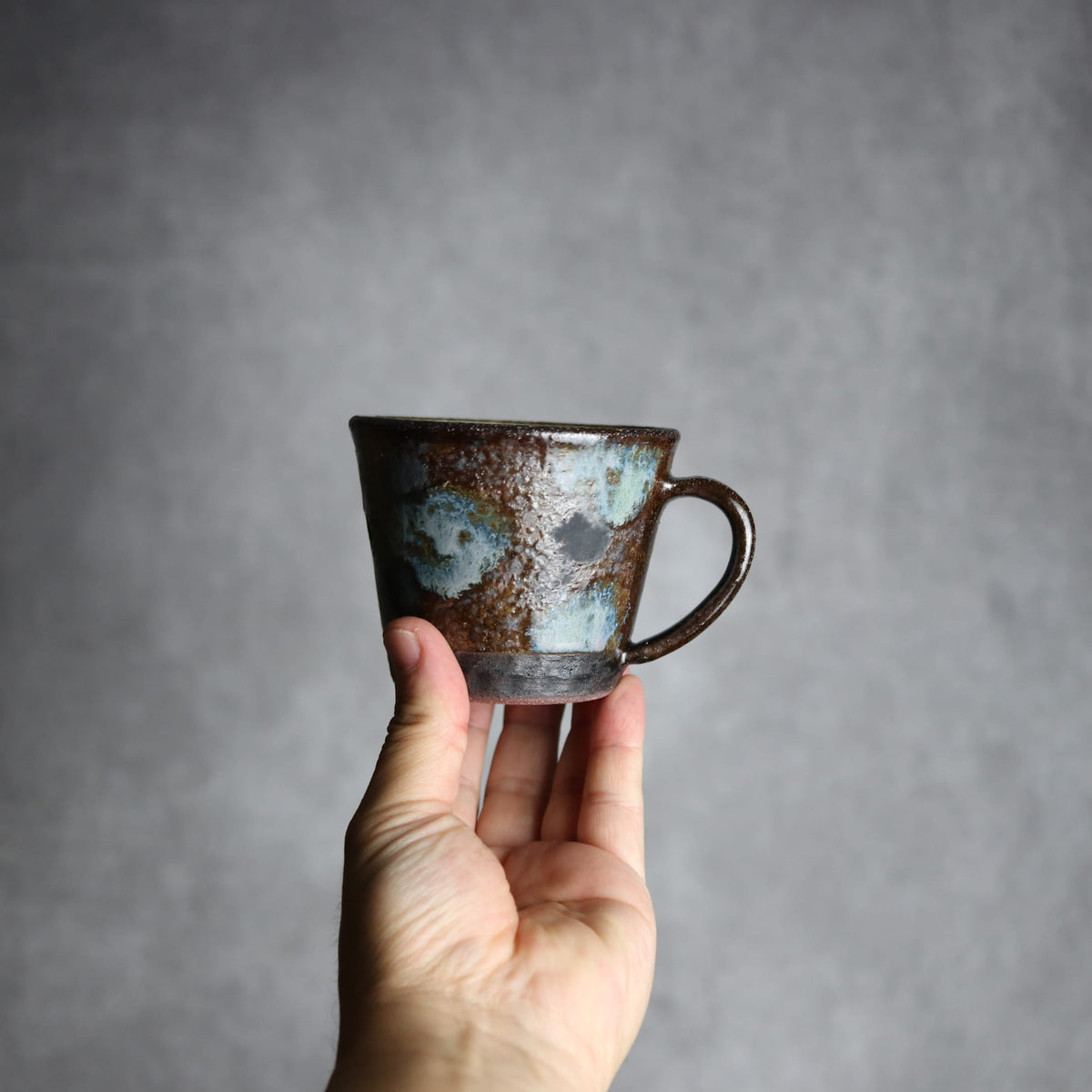 コーヒーカップ1 黒シリーズ やちむん 陶器 sui