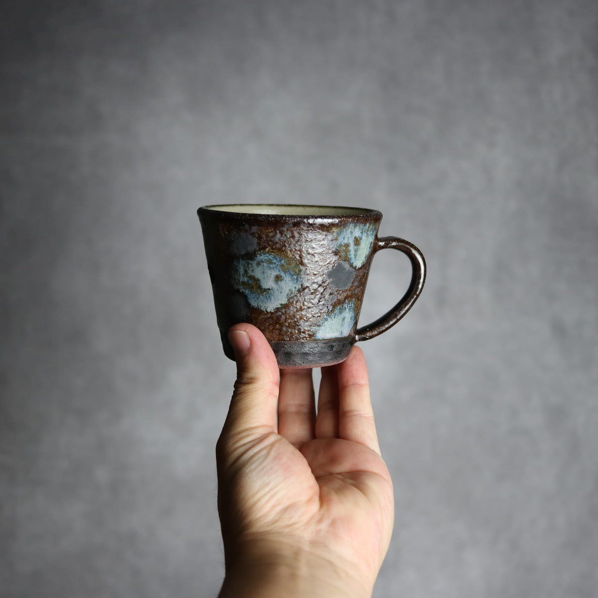コーヒーカップ1 黒シリーズ やちむん 陶器 sui