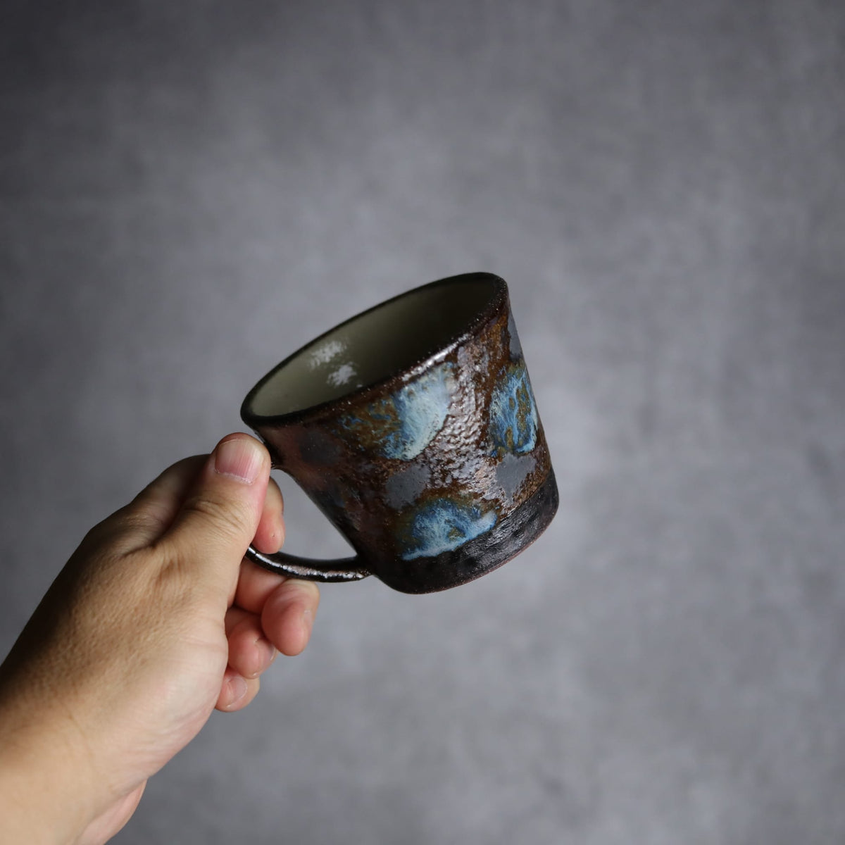 コーヒーカップ1 黒シリーズ やちむん 陶器 sui