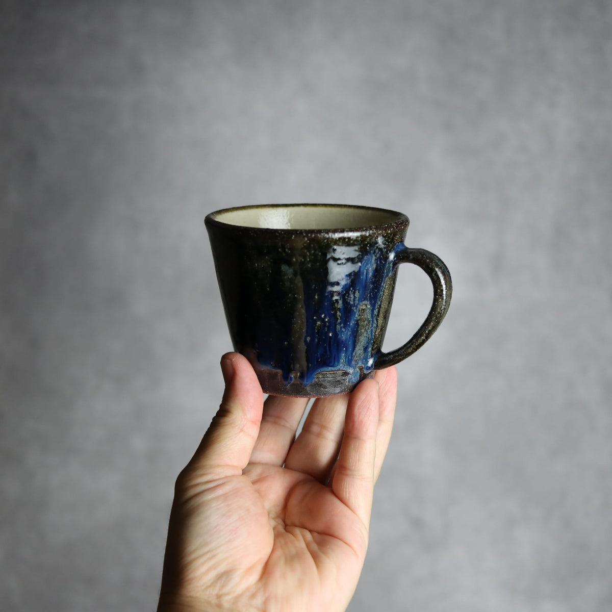 コーヒーカップ1 孔雀 やちむん 陶器 sui