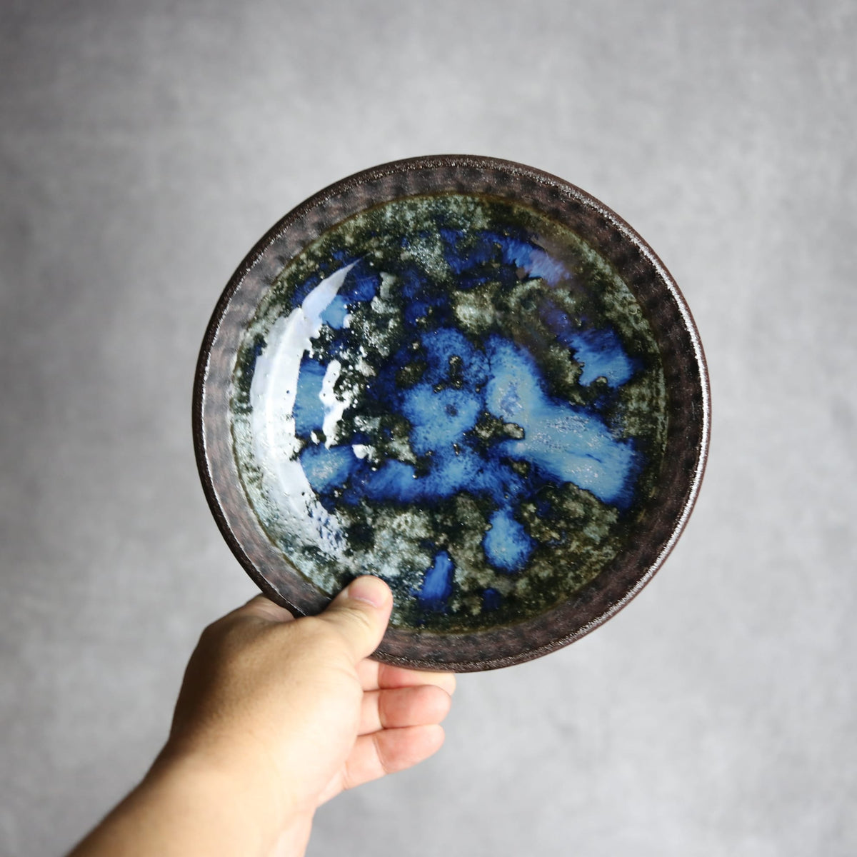 6寸皿1 孔雀 やちむん 陶器 sui