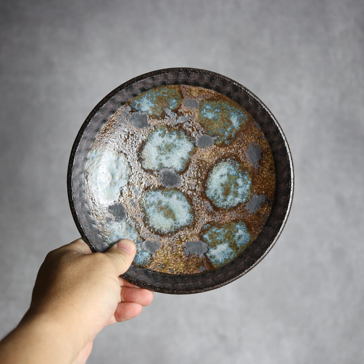 6寸皿1 黒シリーズ やちむん 陶器 sui