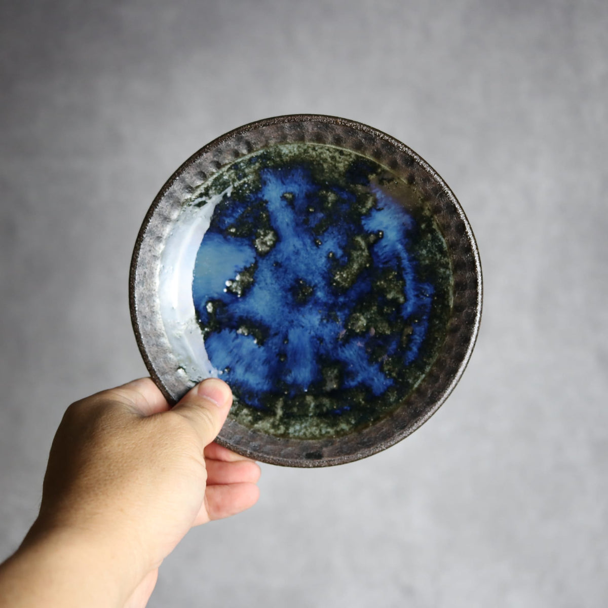 5寸皿1 孔雀 やちむん 陶器 sui