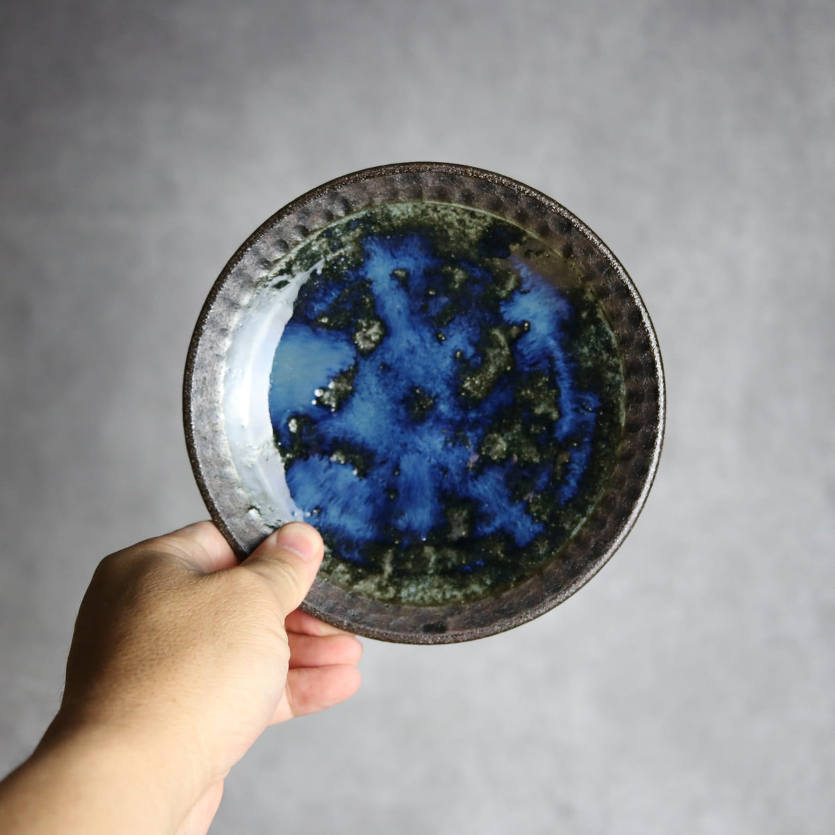 5寸皿1 孔雀 やちむん 陶器 sui