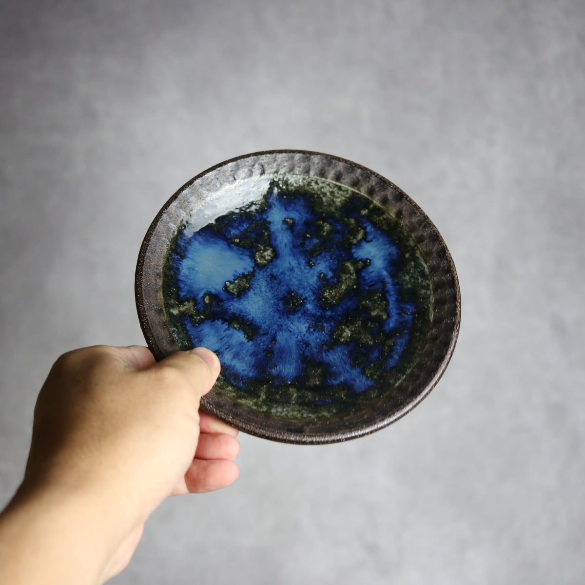 5寸皿1 孔雀 やちむん 陶器 sui