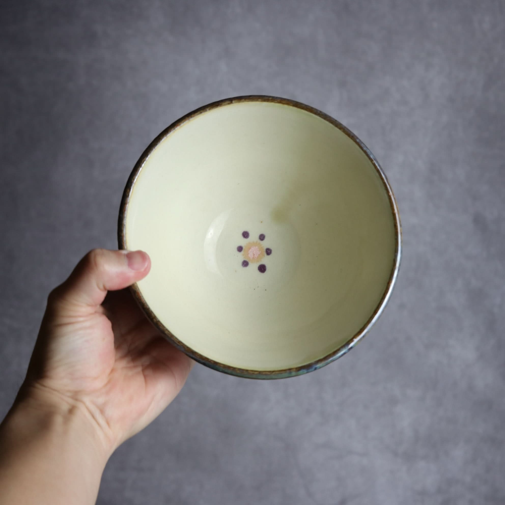 5寸マカイ サンゴ 飛鉋 輪紋 やちむん 陶器 幸陶器 やちむん 陶器.