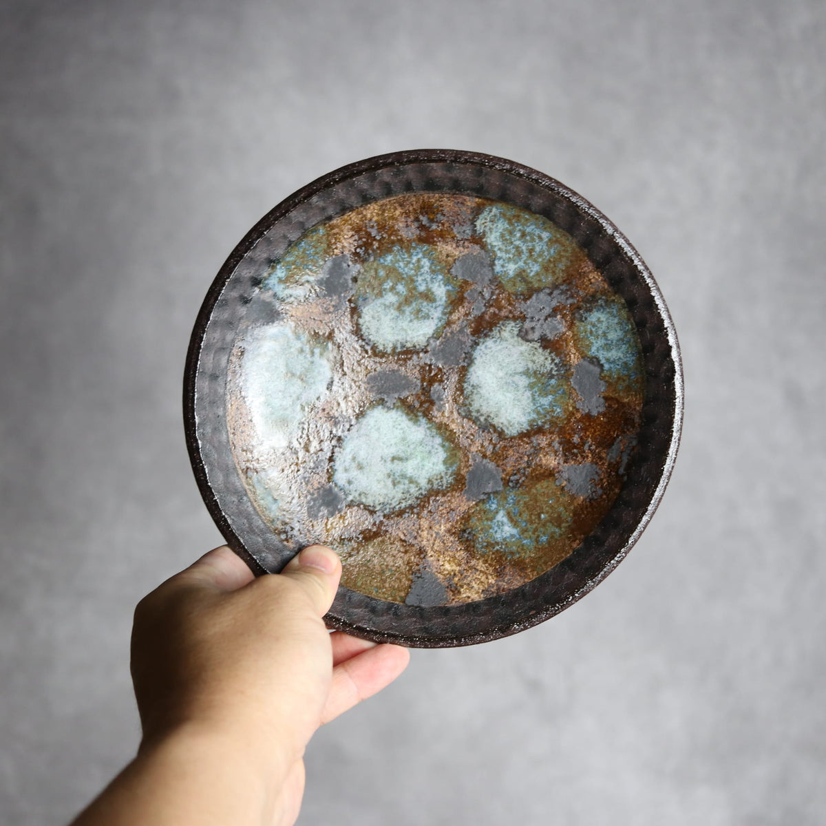 6寸皿2 黒シリーズ やちむん 陶器 sui