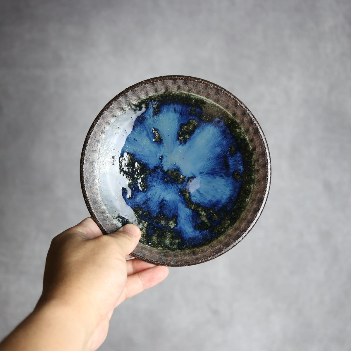 5寸皿2 孔雀 やちむん 陶器 sui
