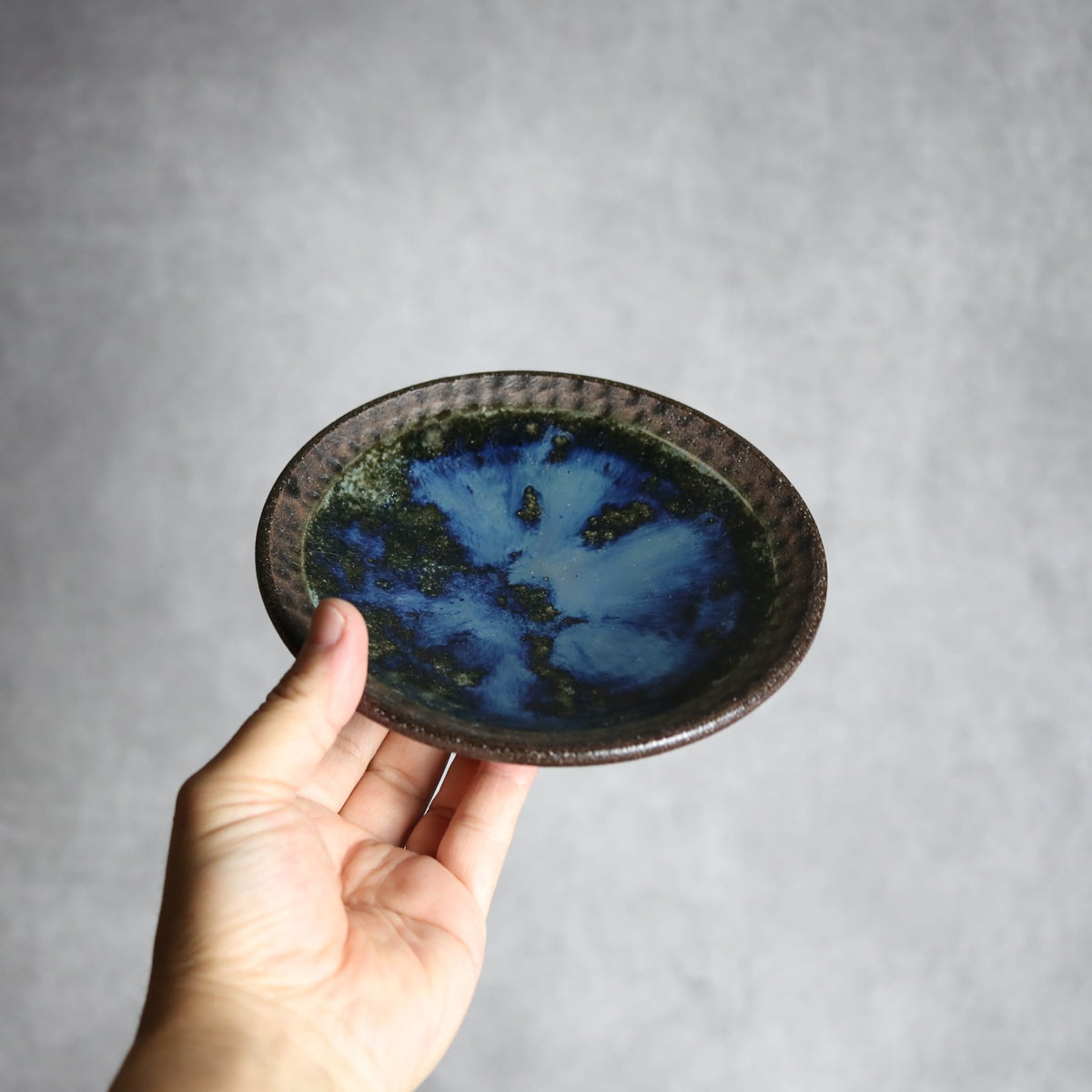 5寸皿2 孔雀 やちむん 陶器 sui