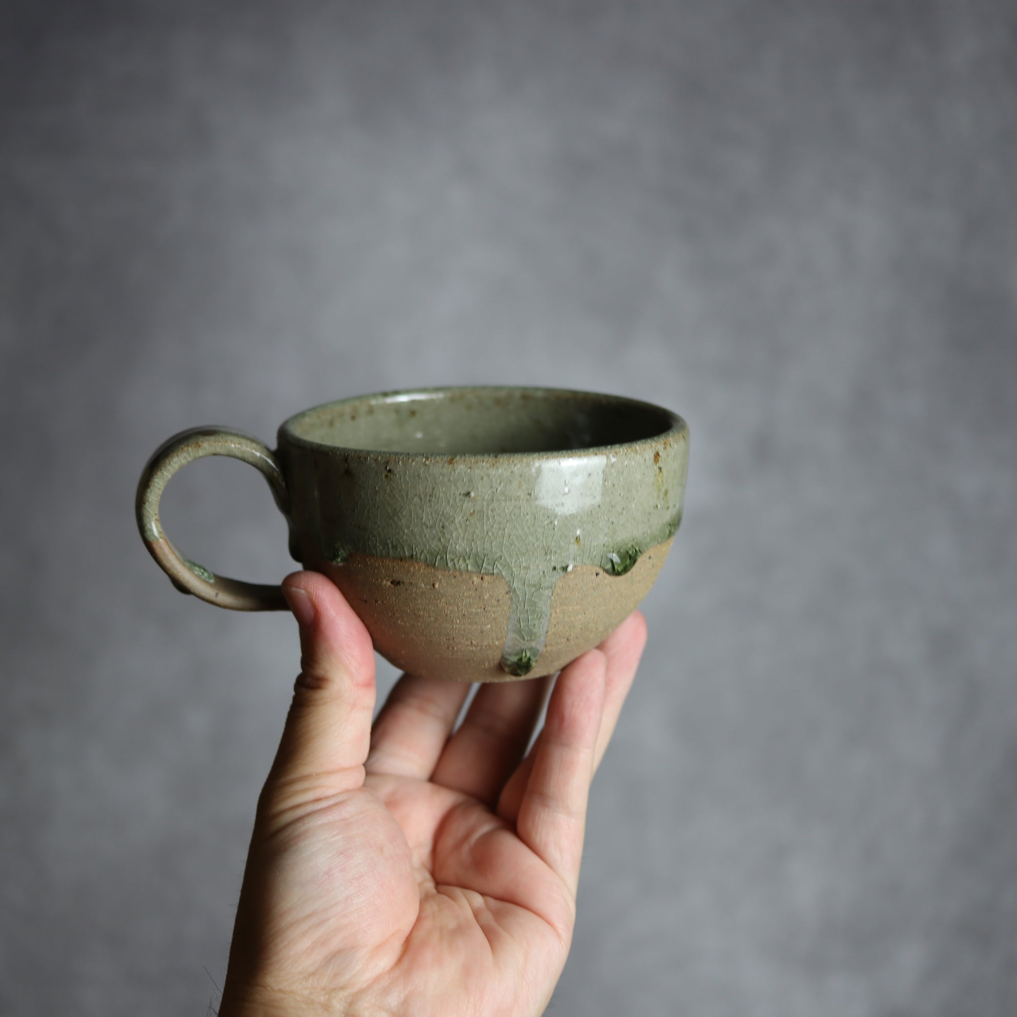 スープカップ1 灰釉 やちむん 陶器 仁陶器工房
