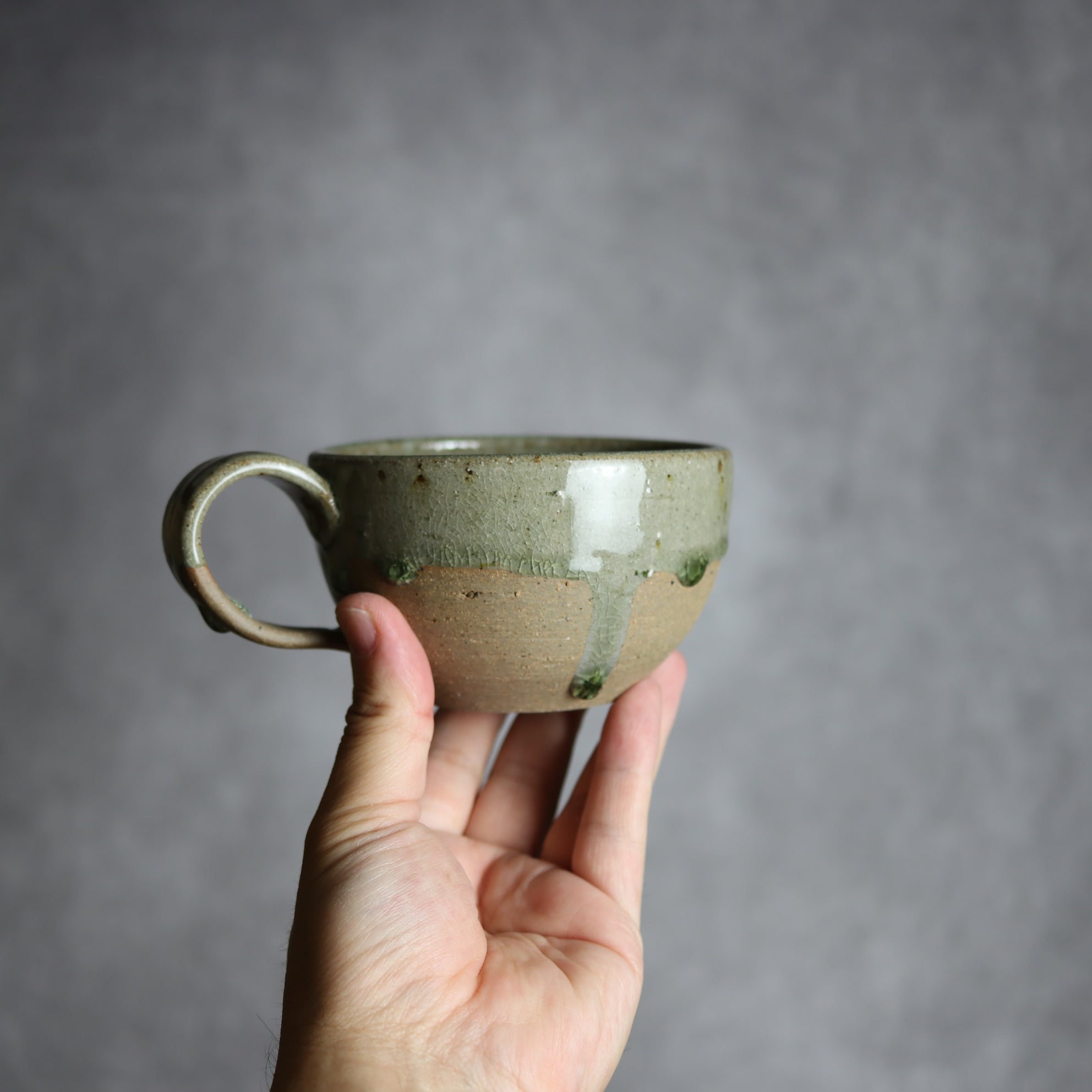 スープカップ1 灰釉 やちむん 陶器 仁陶器工房