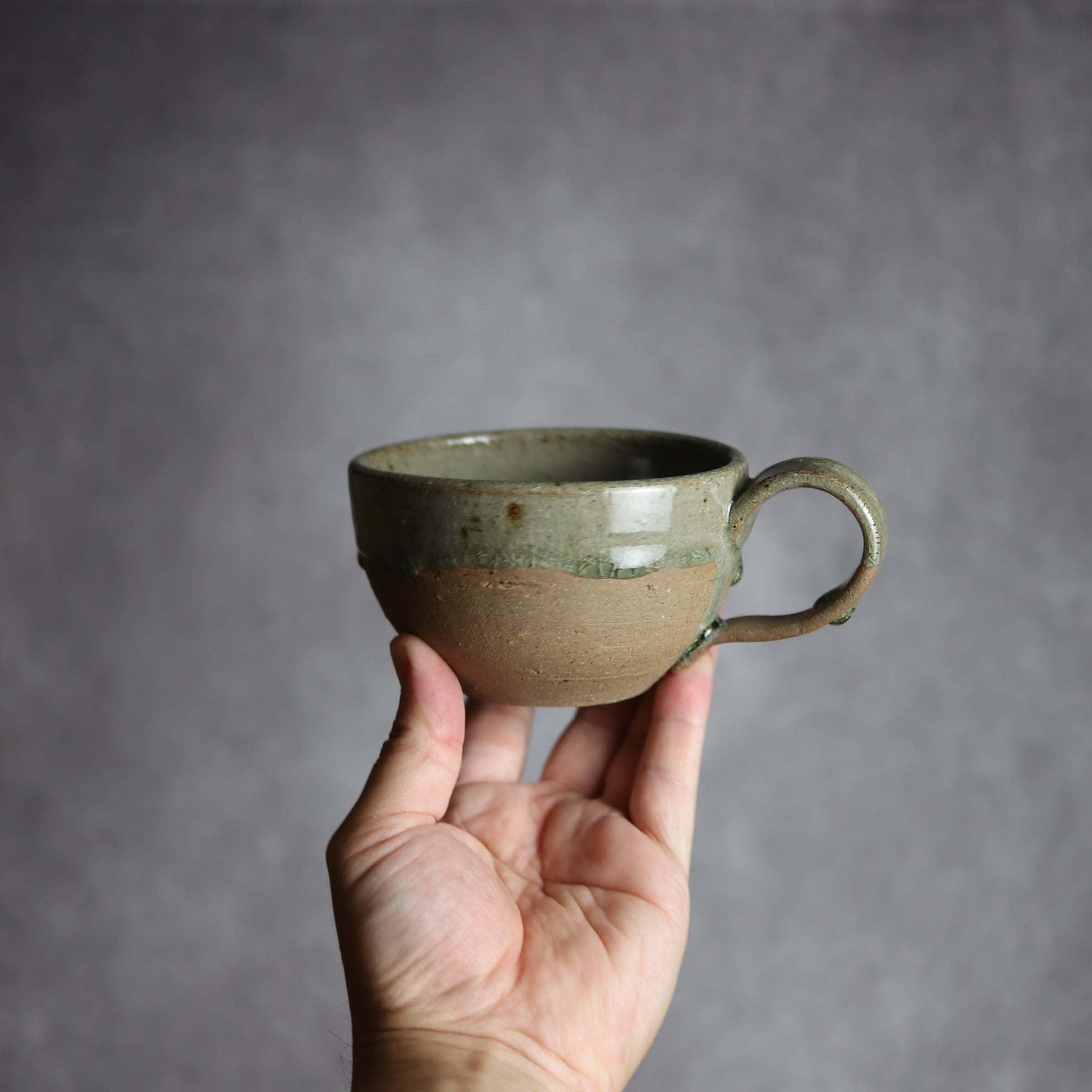 スープカップ1 灰釉 やちむん 陶器 仁陶器工房