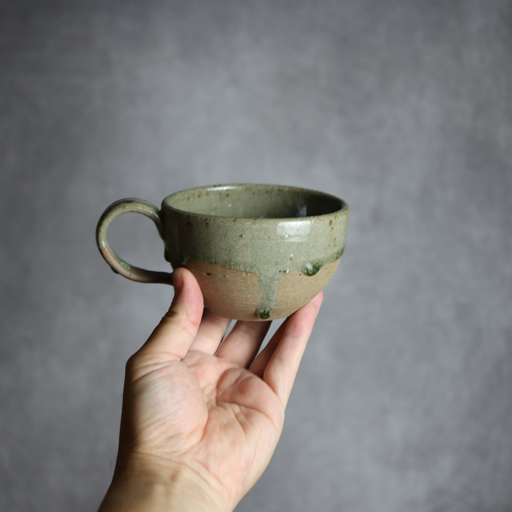 スープカップ1 灰釉 やちむん 陶器 仁陶器工房
