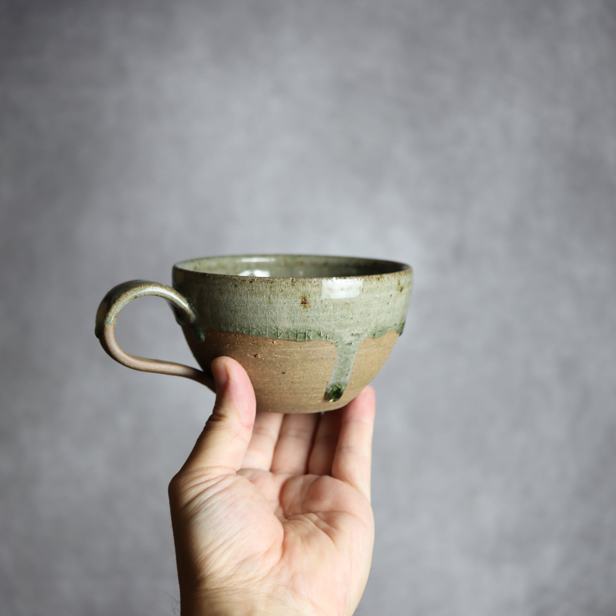 スープカップ2 灰釉 やちむん 陶器 仁陶器工房