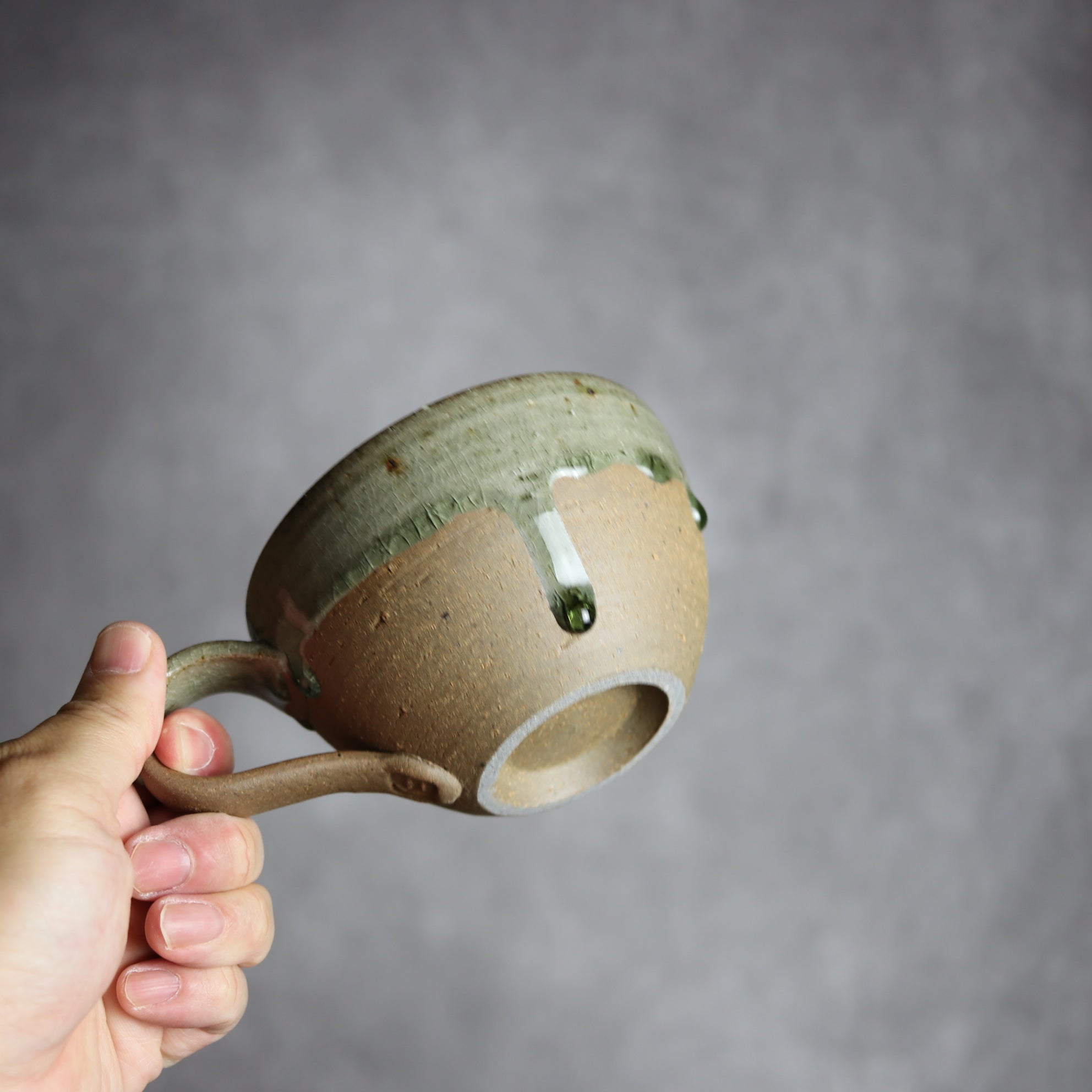 スープカップ2 灰釉 やちむん 陶器 仁陶器工房