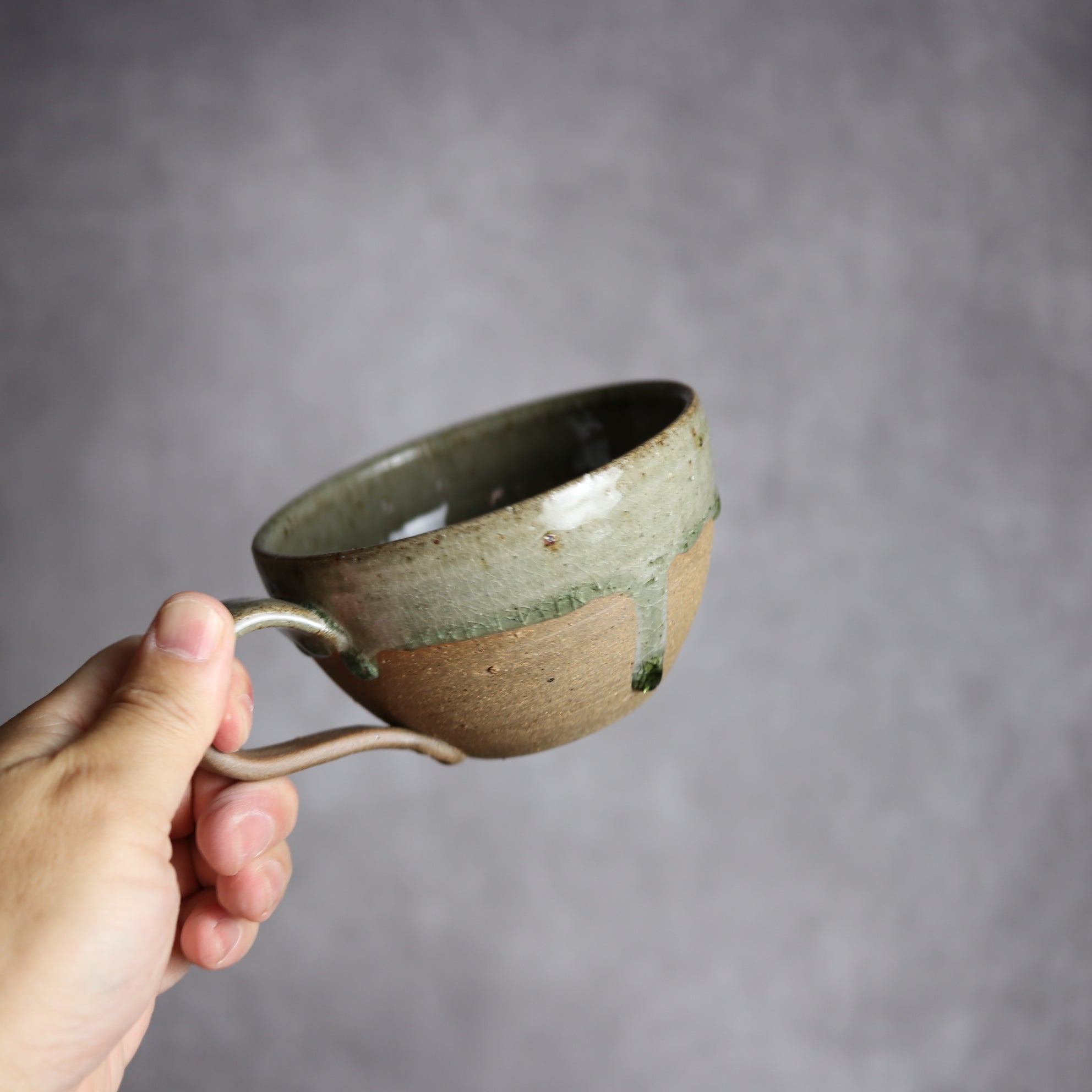 スープカップ2 灰釉 やちむん 陶器 仁陶器工房