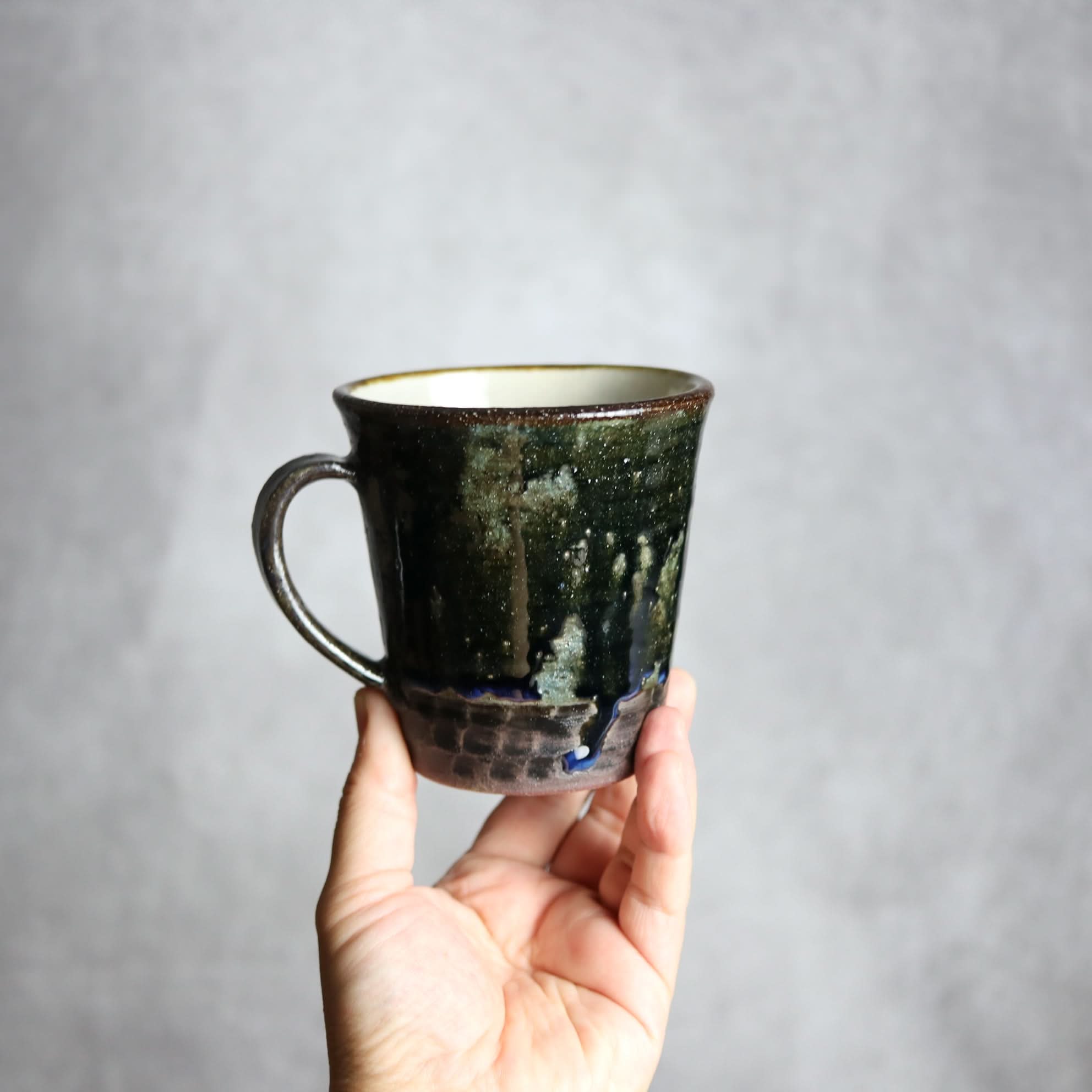 ビアマグ1 孔雀 やちむん 陶器 sui やちむん 陶器.