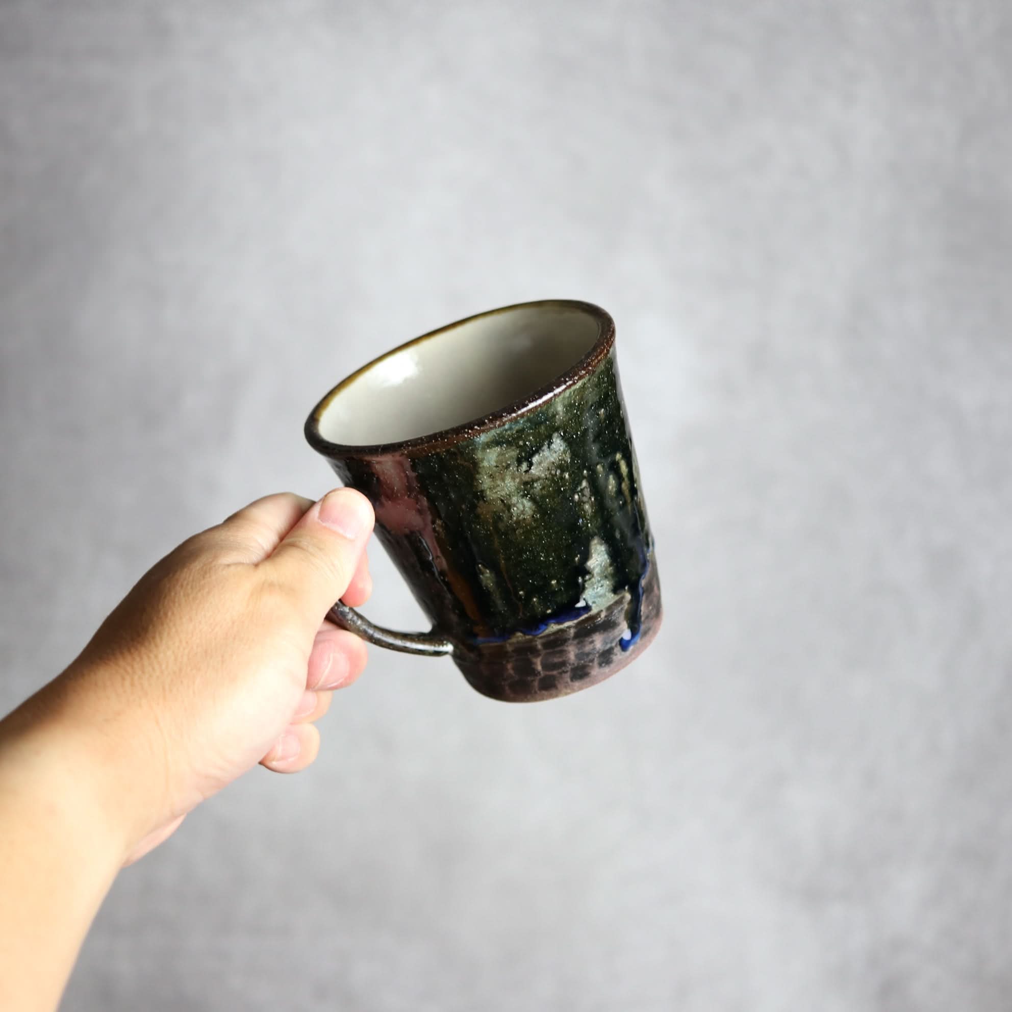 ビアマグ1 孔雀 やちむん 陶器 sui やちむん 陶器.