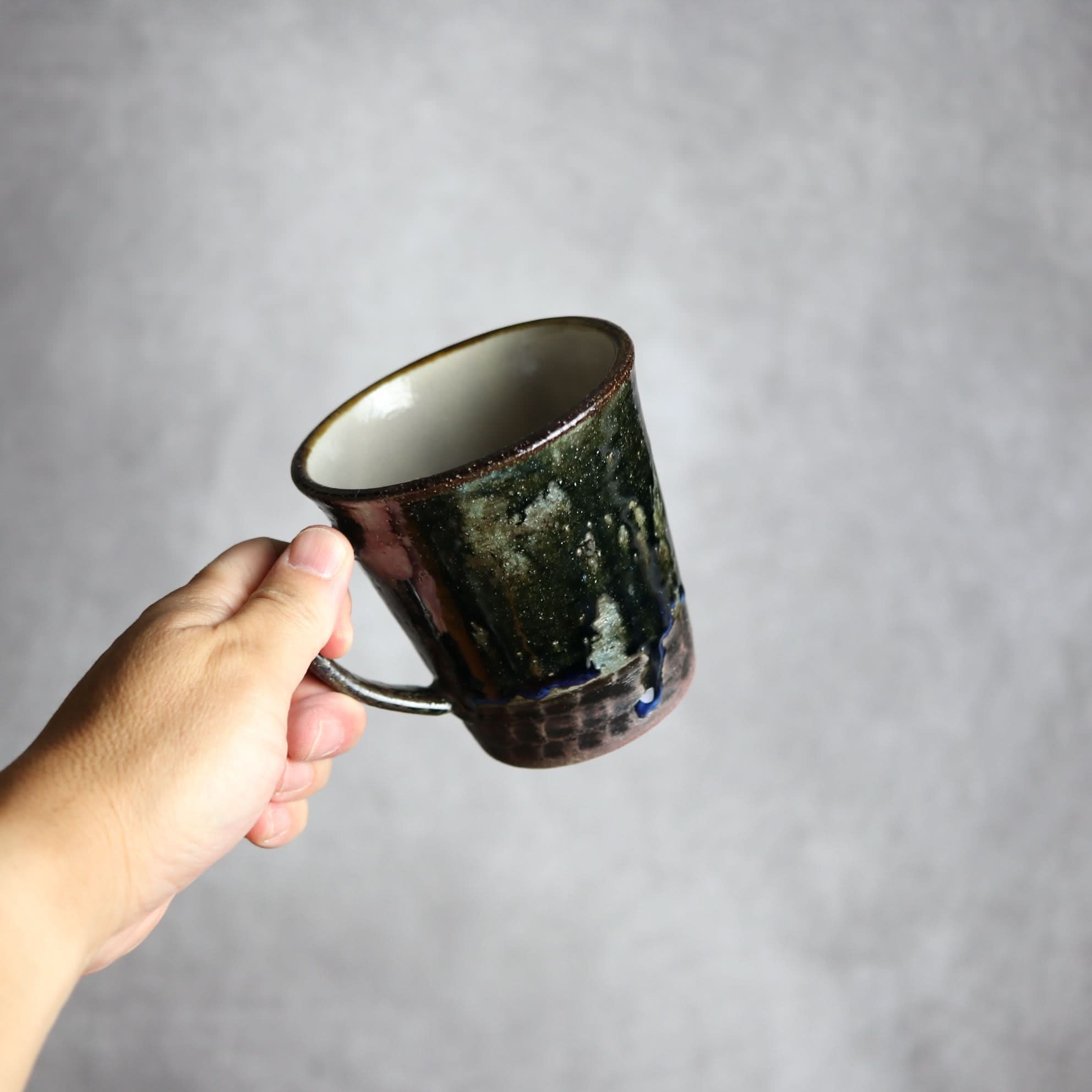 ビアマグ1 孔雀 やちむん 陶器 sui やちむん 陶器.