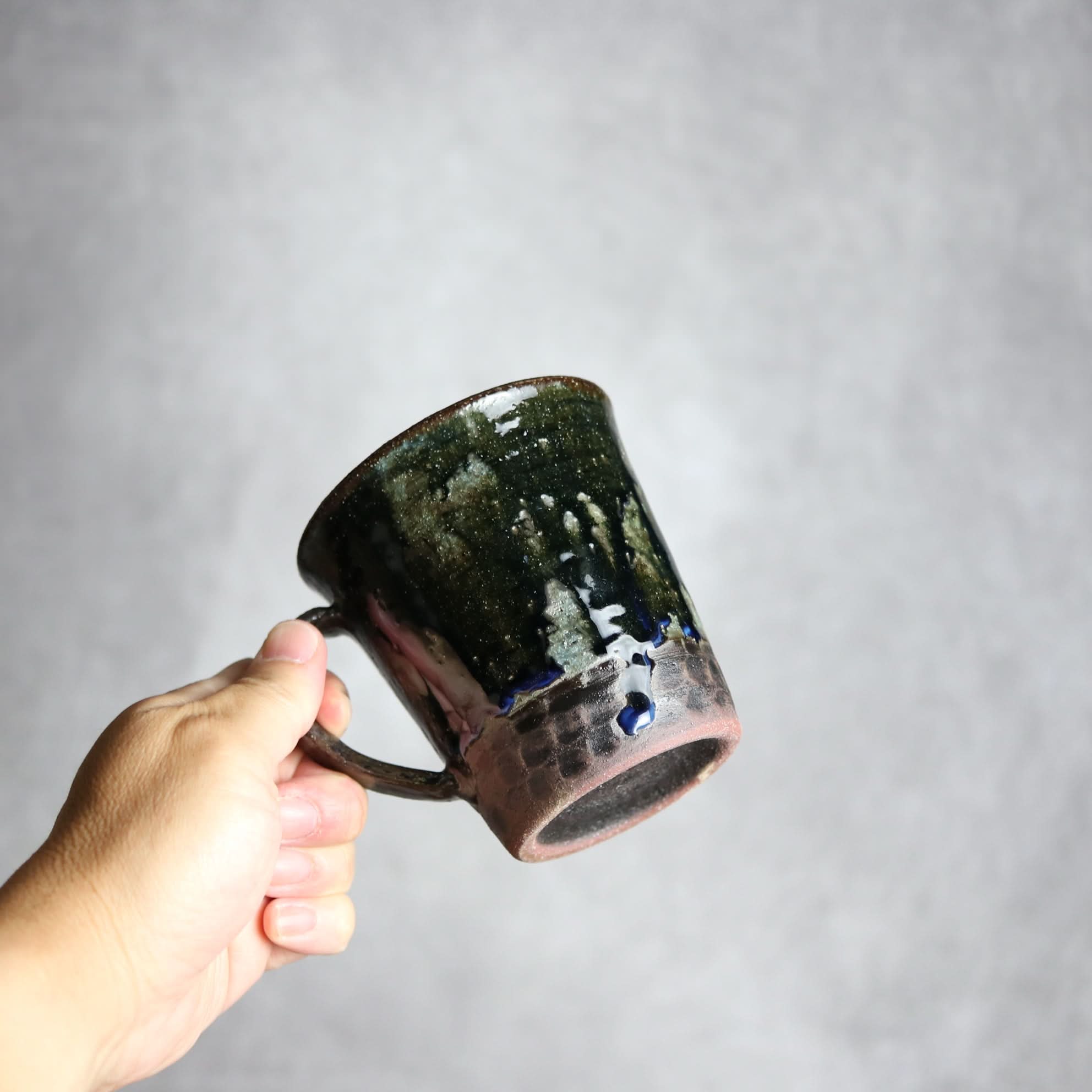 ビアマグ1 孔雀 やちむん 陶器 sui やちむん 陶器.