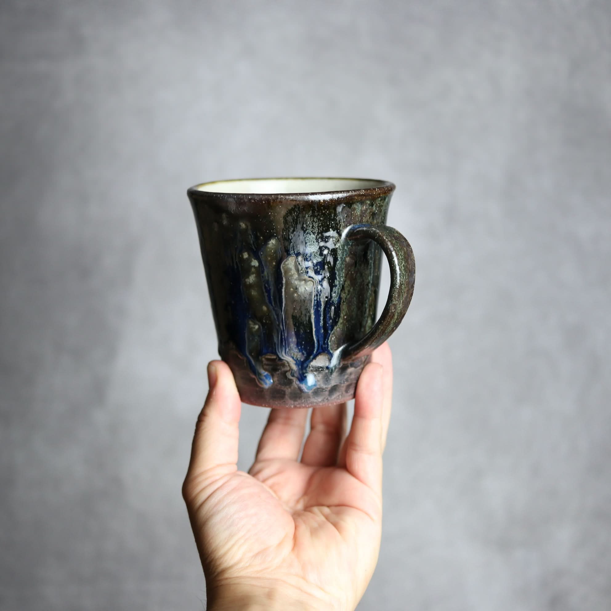 ビアマグ1 孔雀 やちむん 陶器 sui やちむん 陶器.