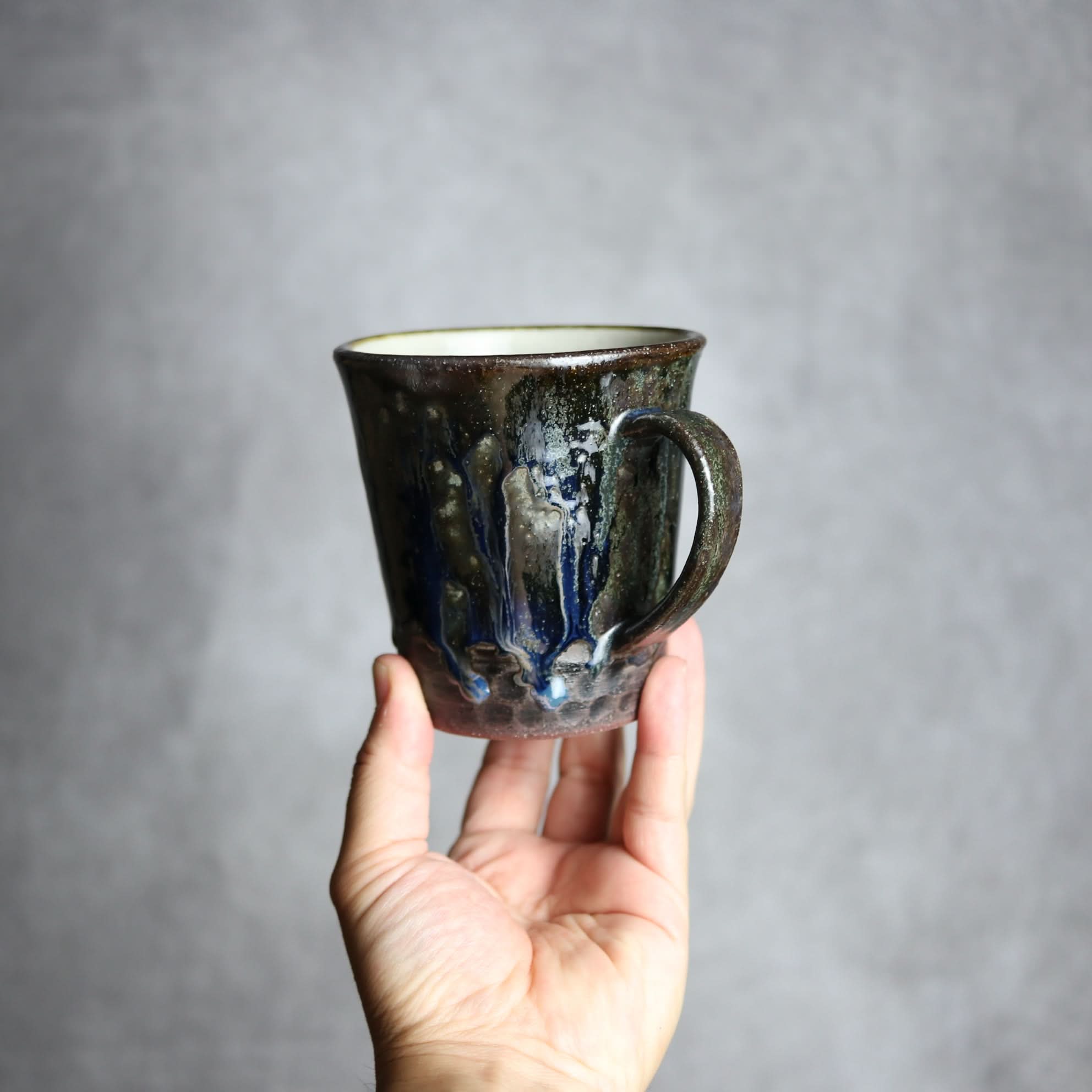 ビアマグ1 孔雀 やちむん 陶器 sui やちむん 陶器.