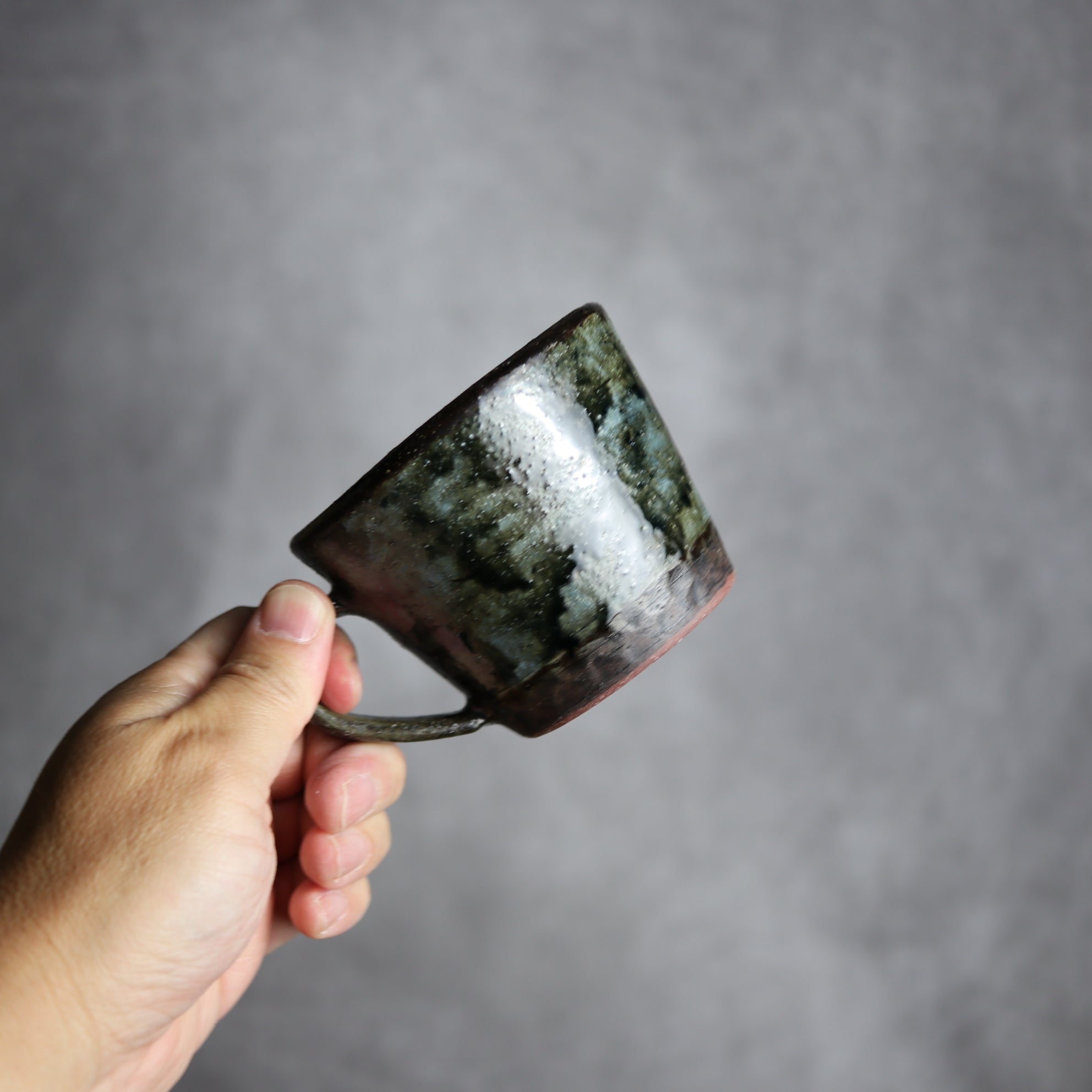 sui - コーヒーカップ1 孔雀 やちむん 陶器 sui - mundasui