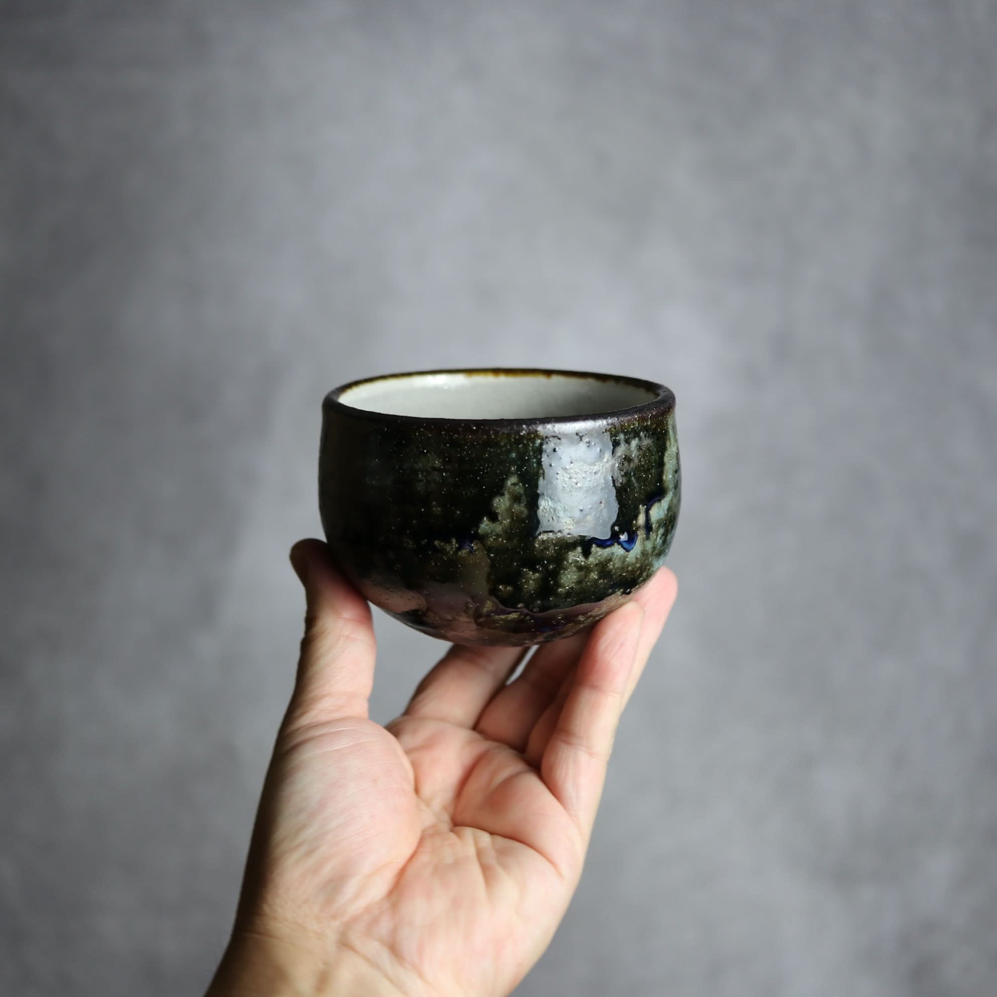 カフェオレボウル1 孔雀 やちむん 陶器 sui やちむん 陶器.