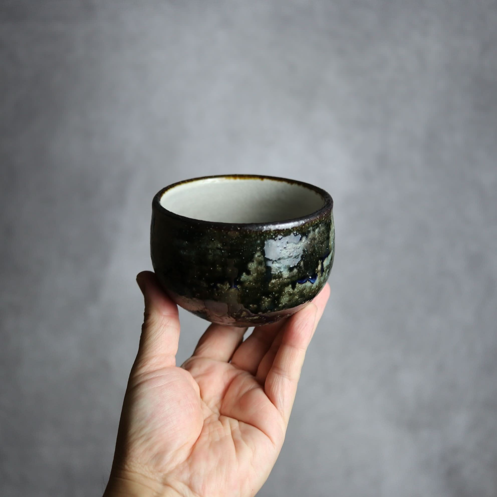 カフェオレボウル1 孔雀 やちむん 陶器 sui やちむん 陶器.