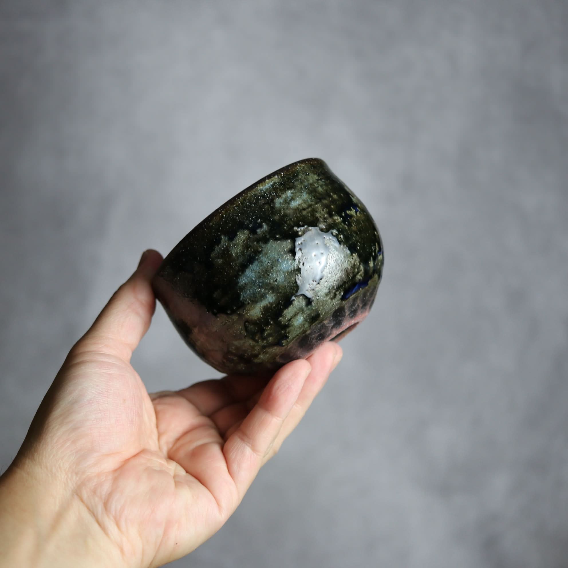 カフェオレボウル1 孔雀 やちむん 陶器 sui やちむん 陶器.