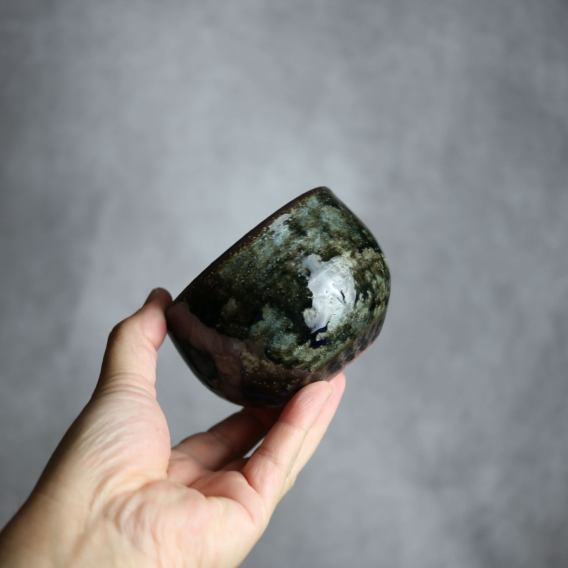 カフェオレボウル1 孔雀 やちむん 陶器 sui やちむん 陶器.