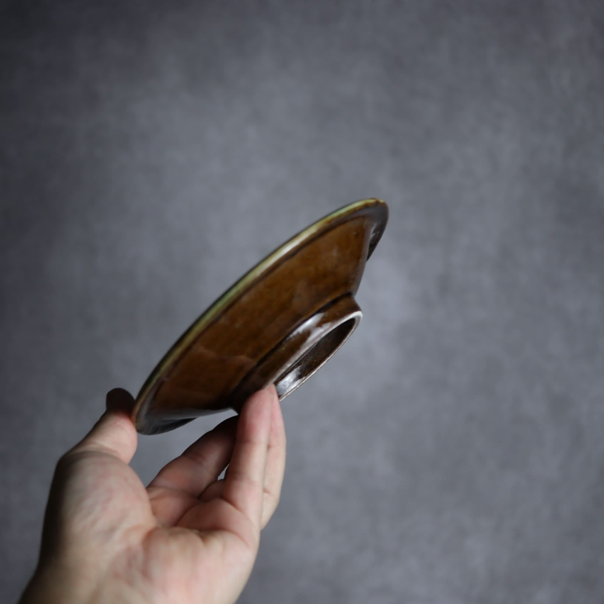 5寸皿1 三彩 点打 やちむん 陶器 北窯 松田米司工房 やちむん 陶器.