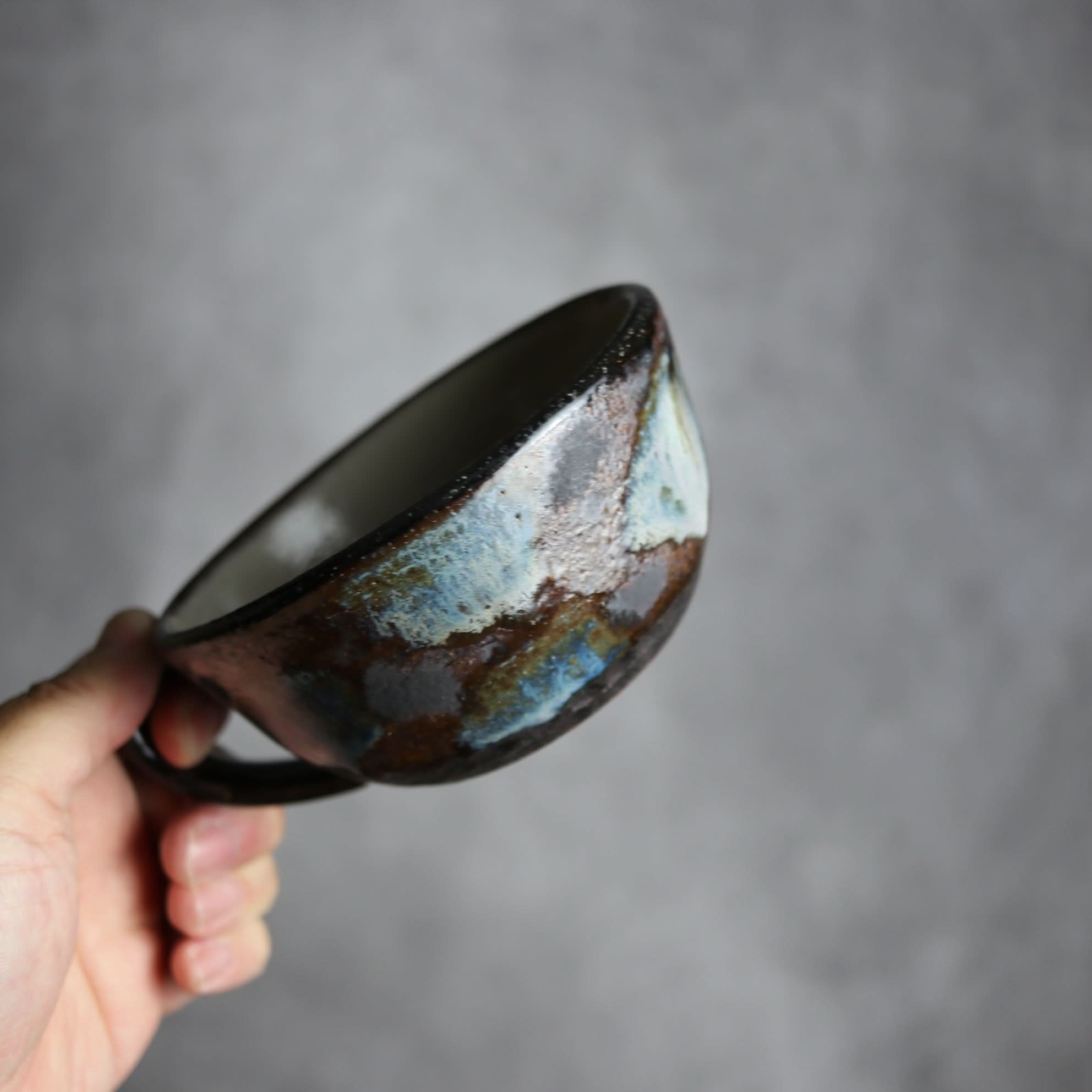 スープカップ1 黒シリーズ やちむん 陶器 sui やちむん 陶器.