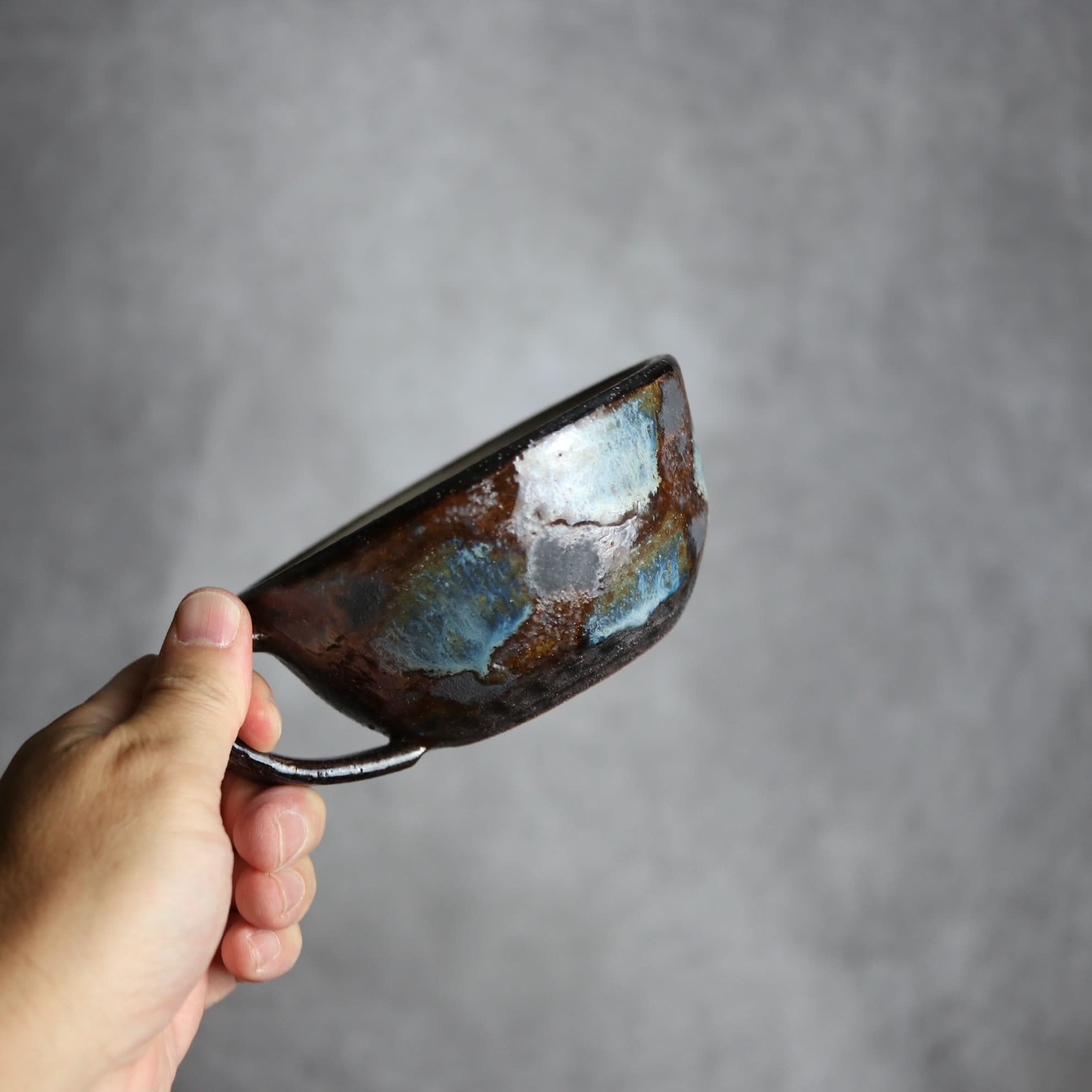 スープカップ1 黒シリーズ やちむん 陶器 sui やちむん 陶器.