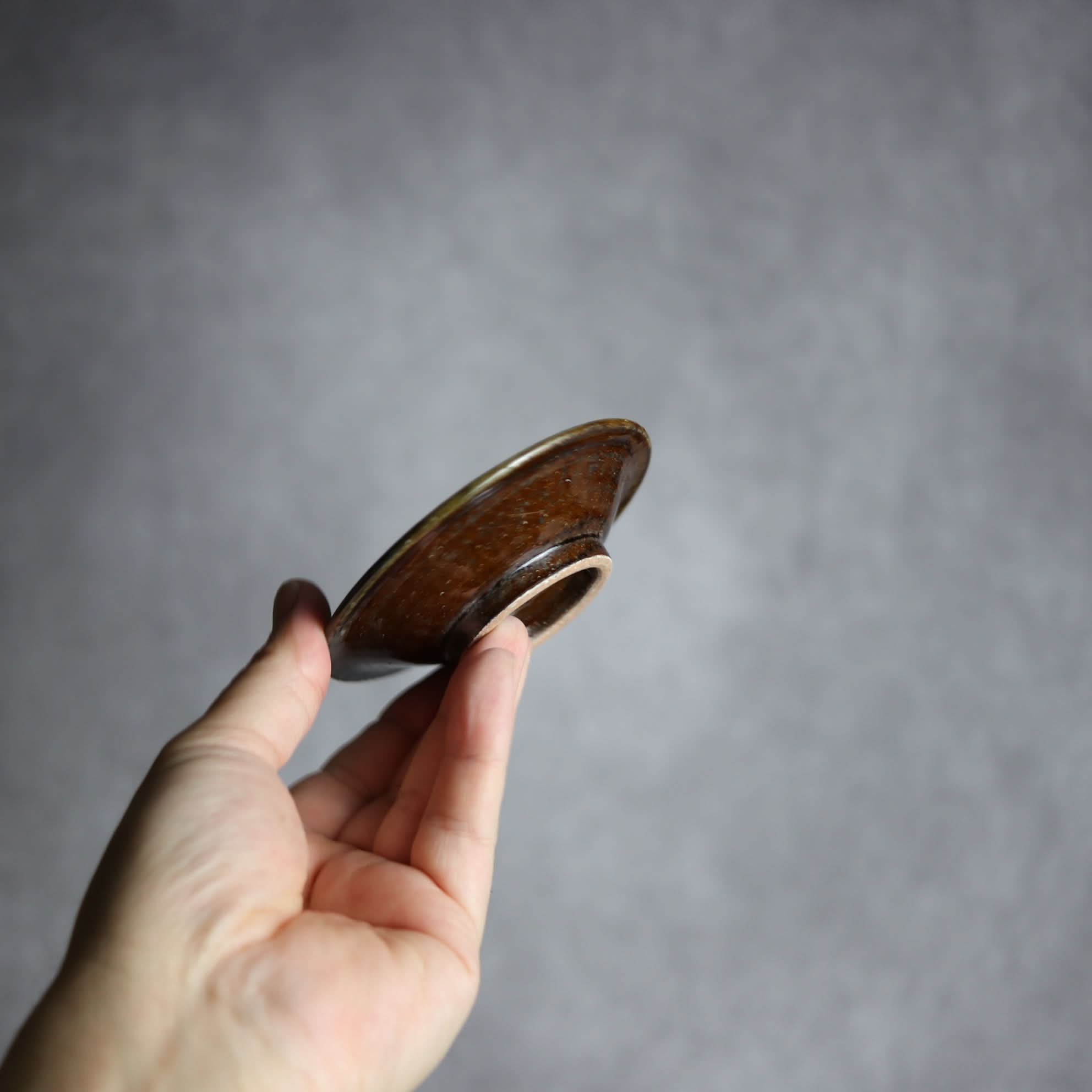 3寸皿2 三彩 掛釉 やちむん 陶器 北窯 松田米司工房 やちむん 陶器.