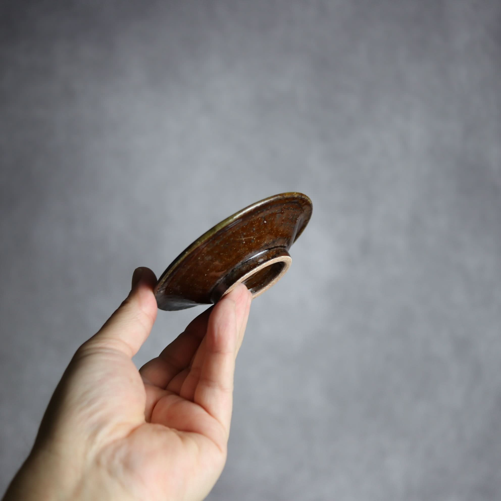 3寸皿2 三彩 掛釉 やちむん 陶器 北窯 松田米司工房 やちむん 陶器.