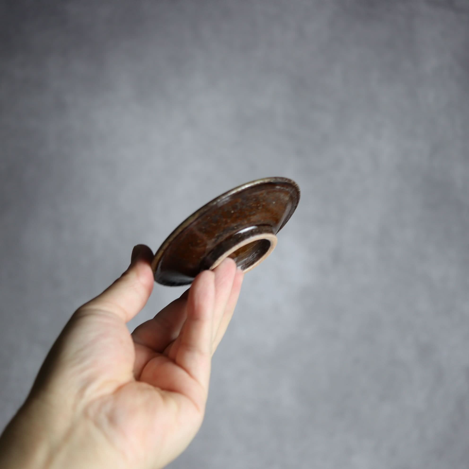 3寸皿3 三彩 掛釉 やちむん 陶器 北窯 松田米司工房 やちむん 陶器.