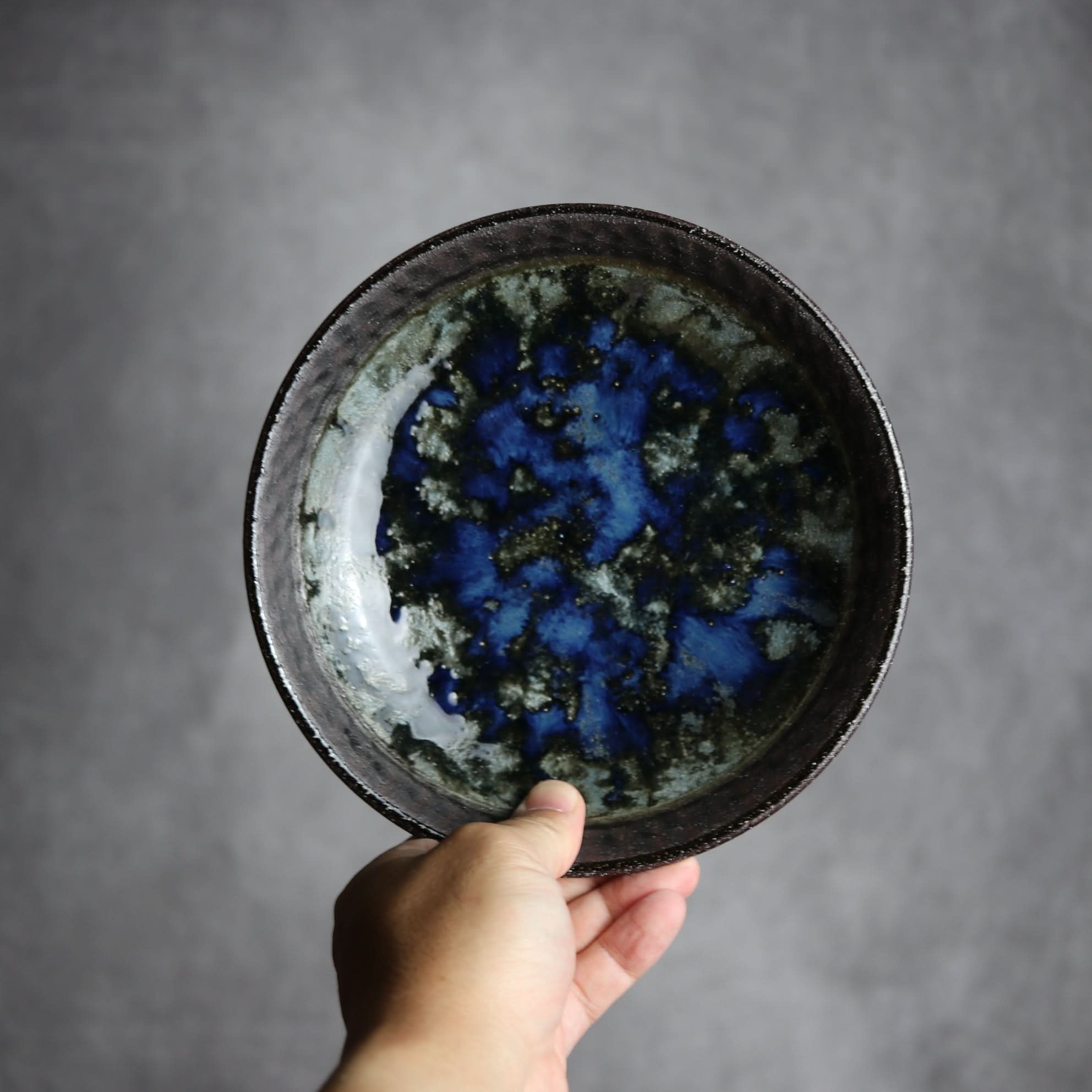 6寸皿1 孔雀 やちむん 陶器 sui やちむん 陶器.