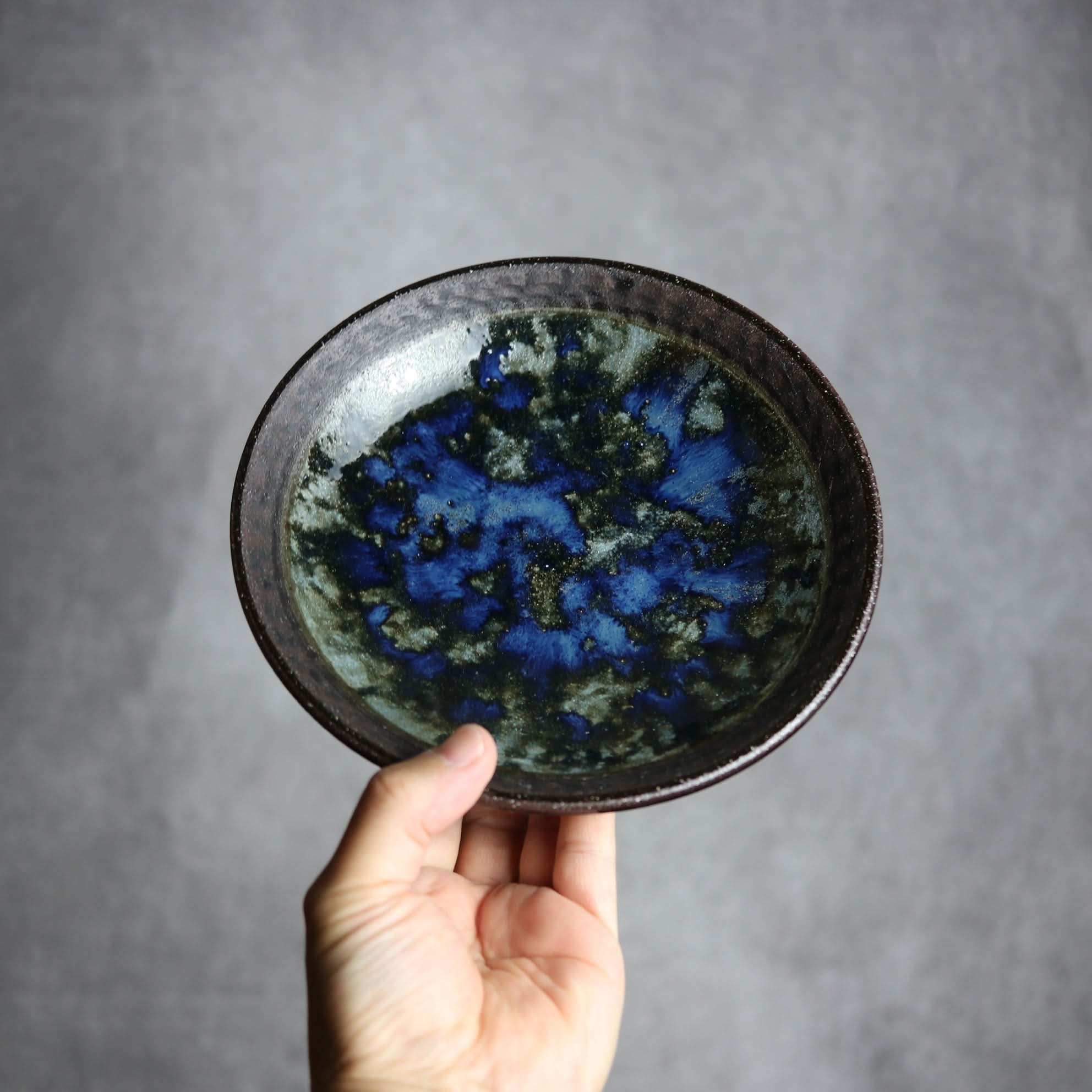 6寸皿1 孔雀 やちむん 陶器 sui やちむん 陶器.