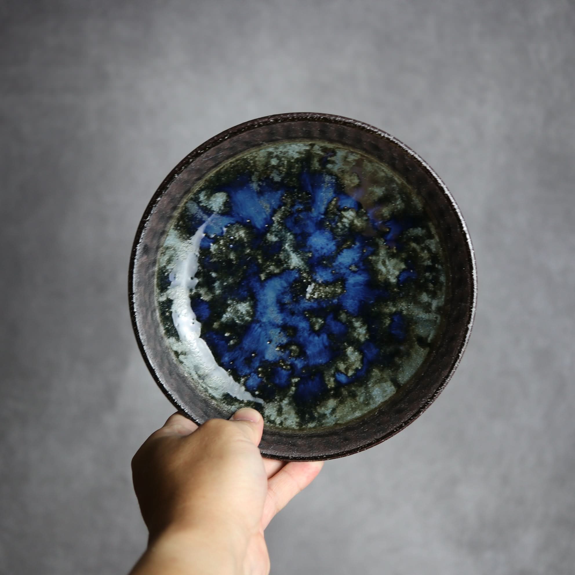 6寸皿1 孔雀 やちむん 陶器 sui やちむん 陶器.