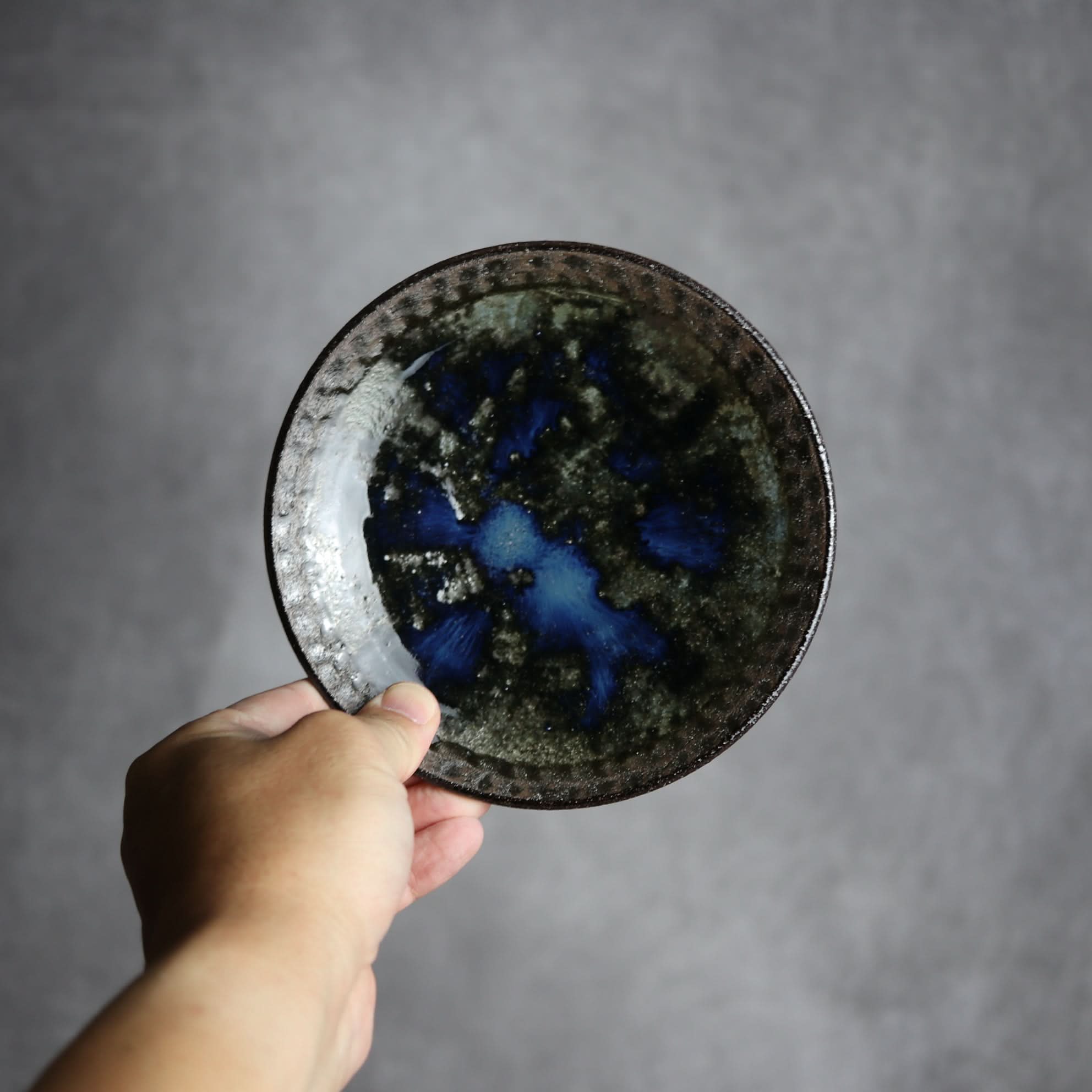 5寸皿1 孔雀 やちむん 陶器 sui やちむん 陶器.