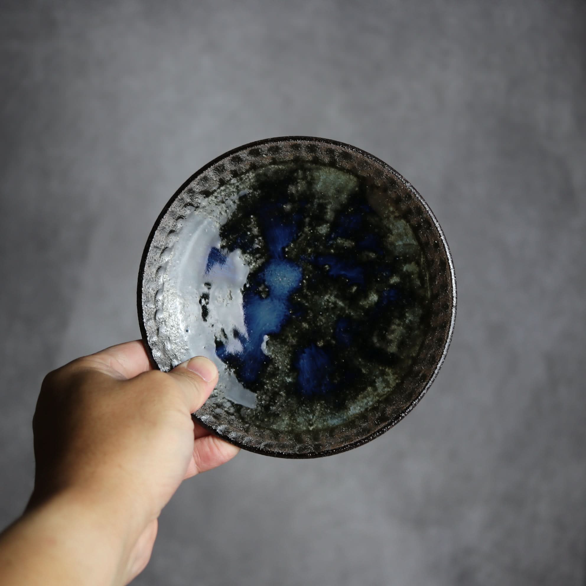 5寸皿1 孔雀 やちむん 陶器 sui やちむん 陶器.