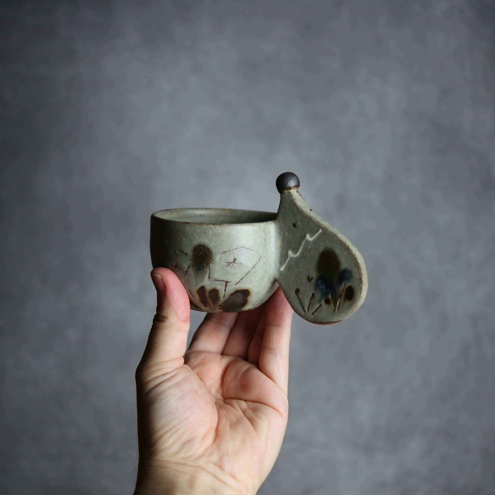 ハリネズミカップ4 やちむん 陶器 土の種 やちむん 陶器.