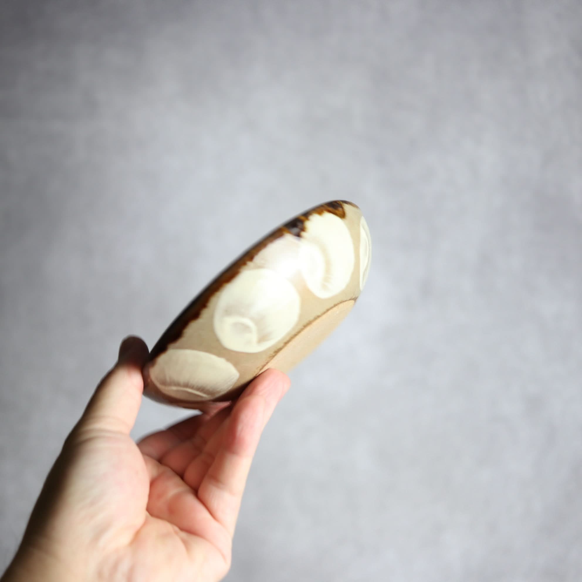 Alt Tag:*小鉢2 三彩丸紋 やちむん 陶器 エドメ陶房