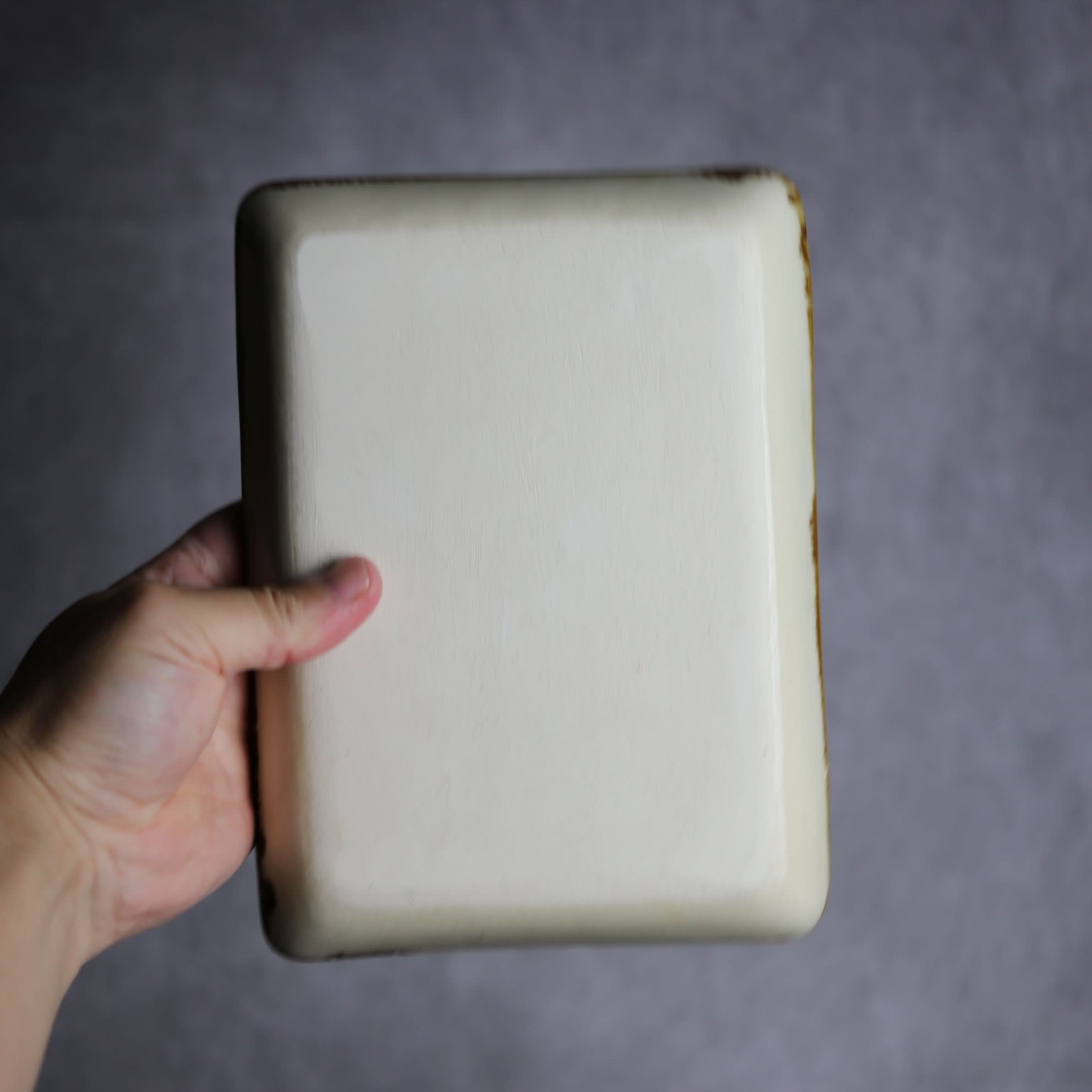 Alt Tag:*角皿2 三彩丸紋 やちむん 陶器 エドメ陶房