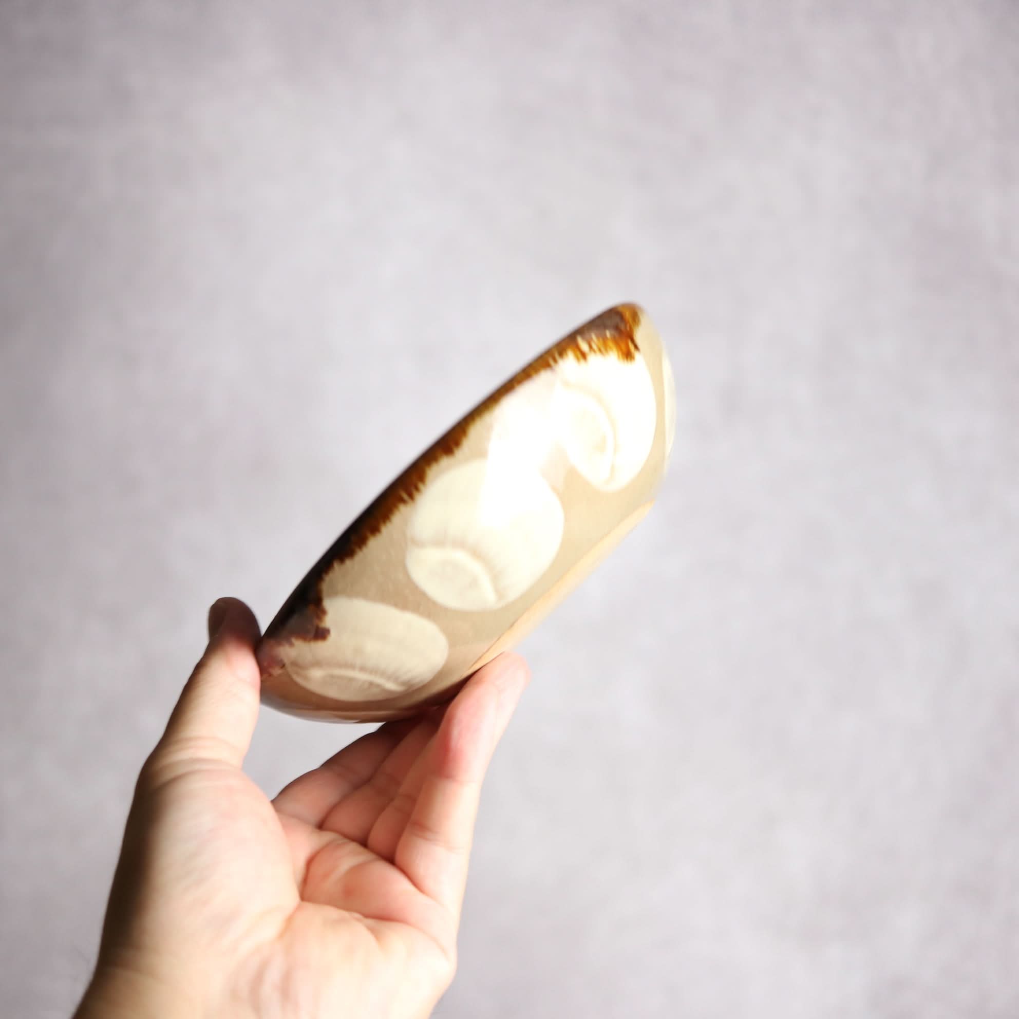 Alt Tag:*小鉢大1 青緑丸紋 やちむん 陶器 エドメ陶房