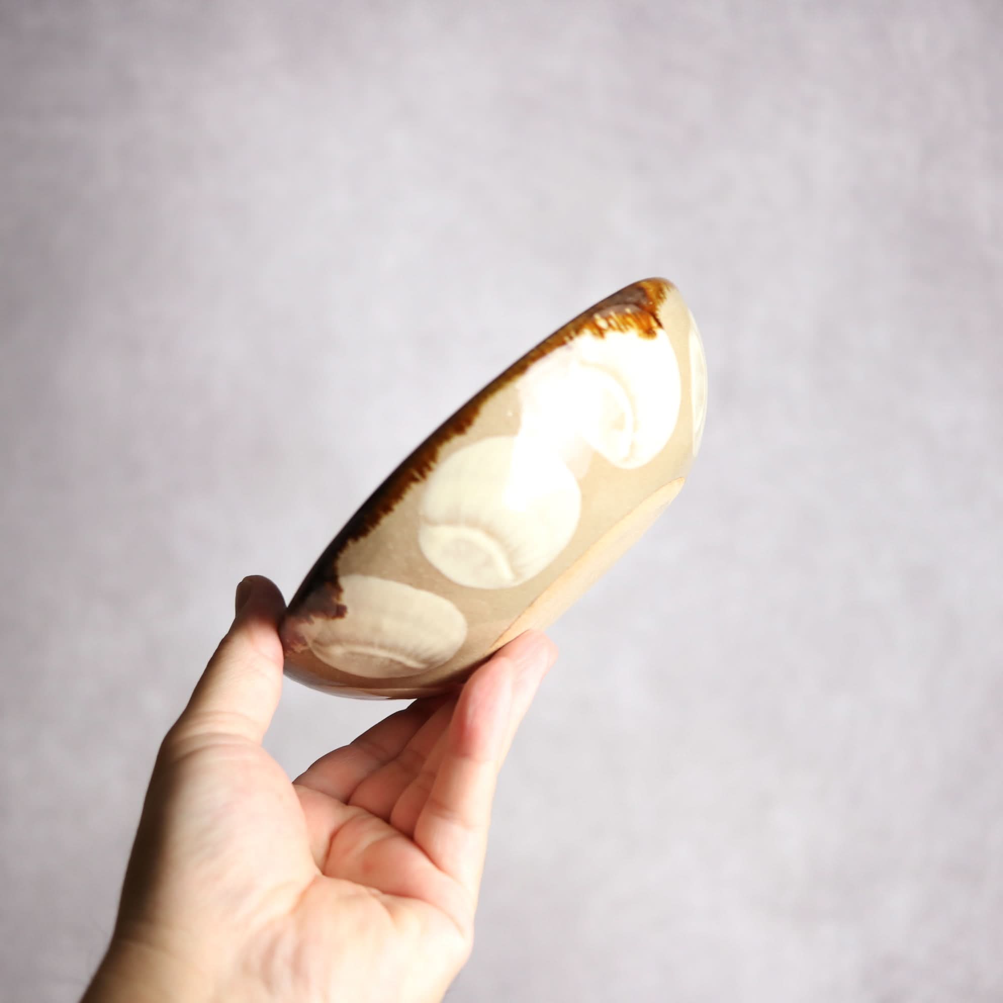 Alt Tag:*小鉢大1 青緑丸紋 やちむん 陶器 エドメ陶房