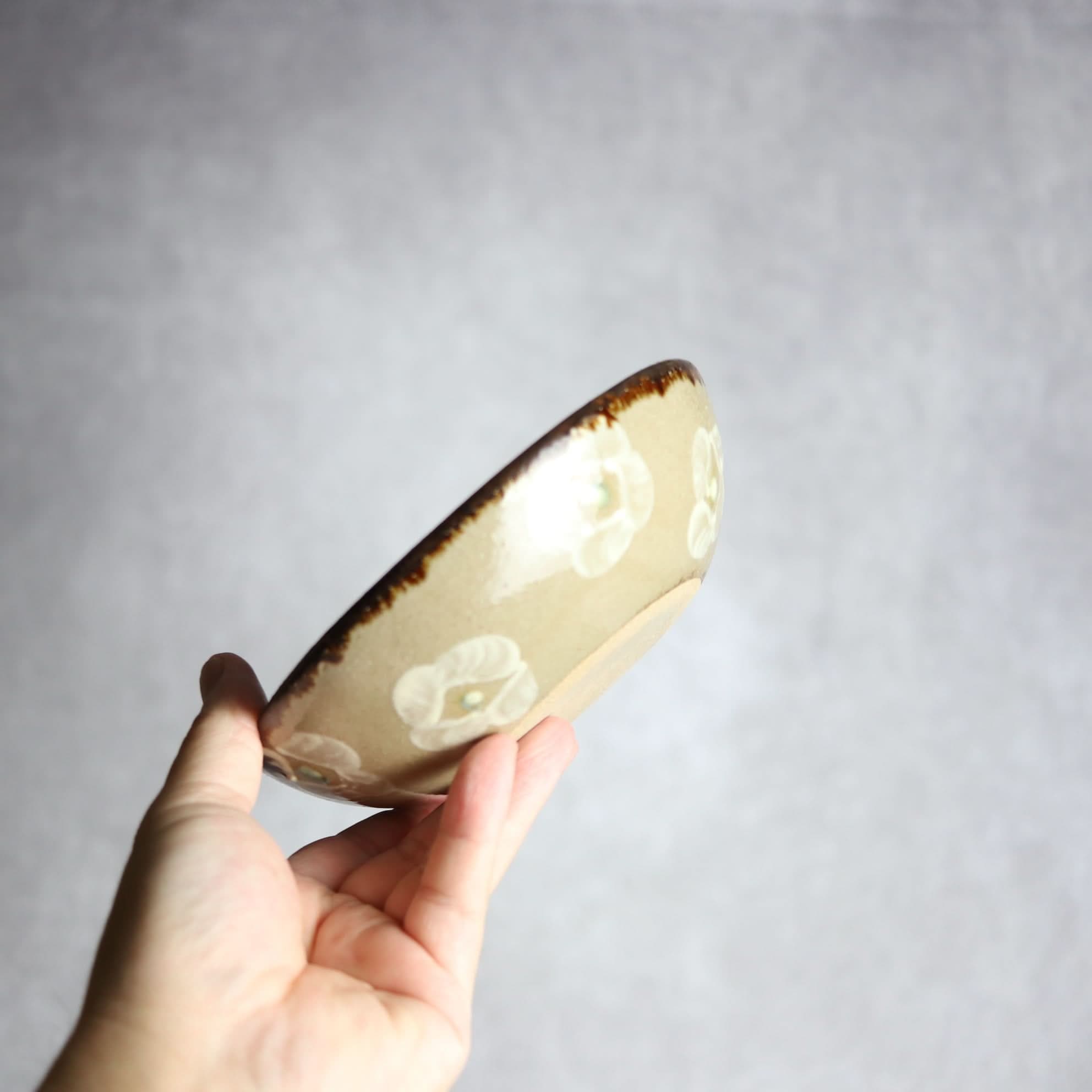 Alt Tag:*小鉢大1 波紋 やちむん 陶器 エドメ陶房