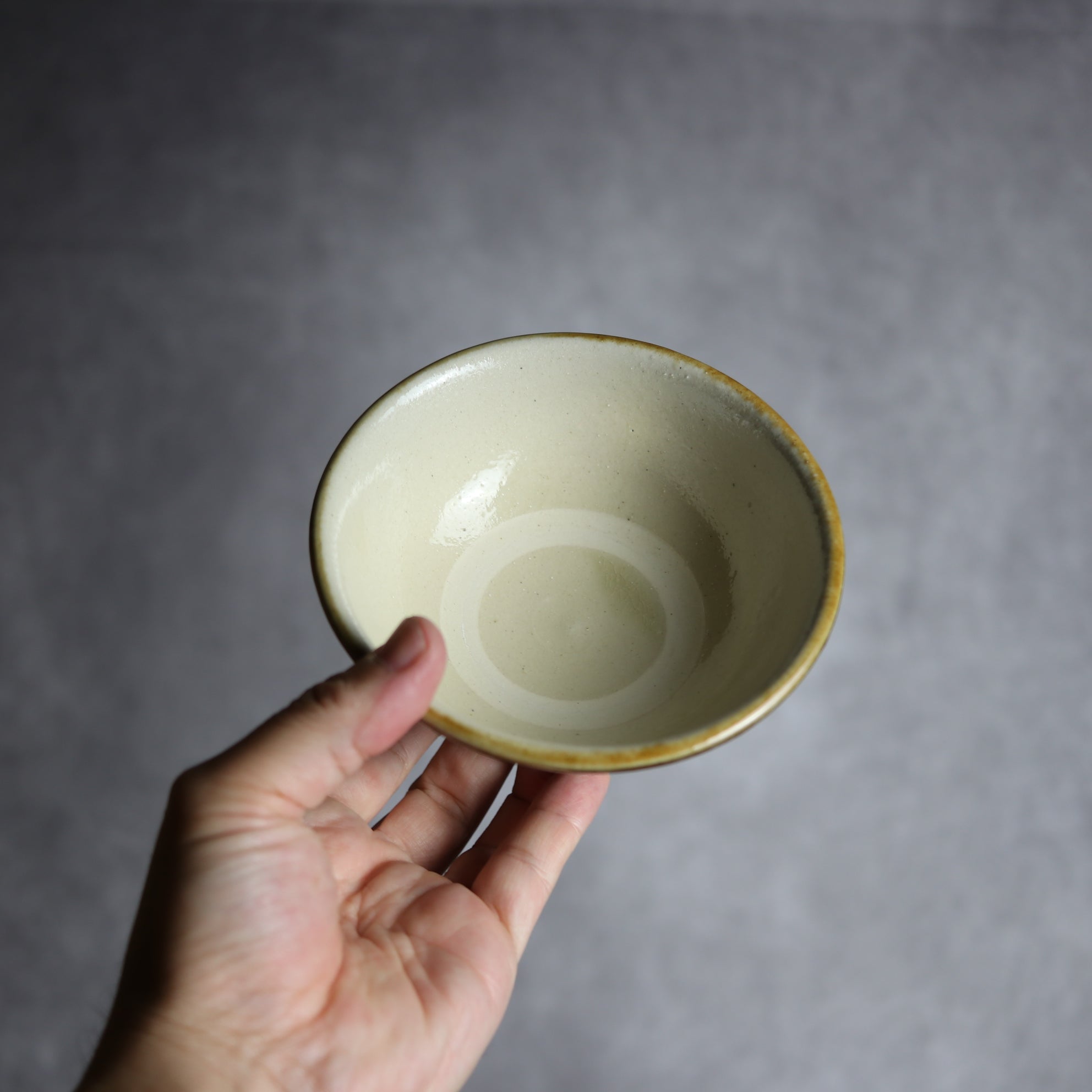 茂生窯 - 4寸マカイ1 三彩 イッチン 巴紋 やちむん 陶器 茂生窯 - mundasui