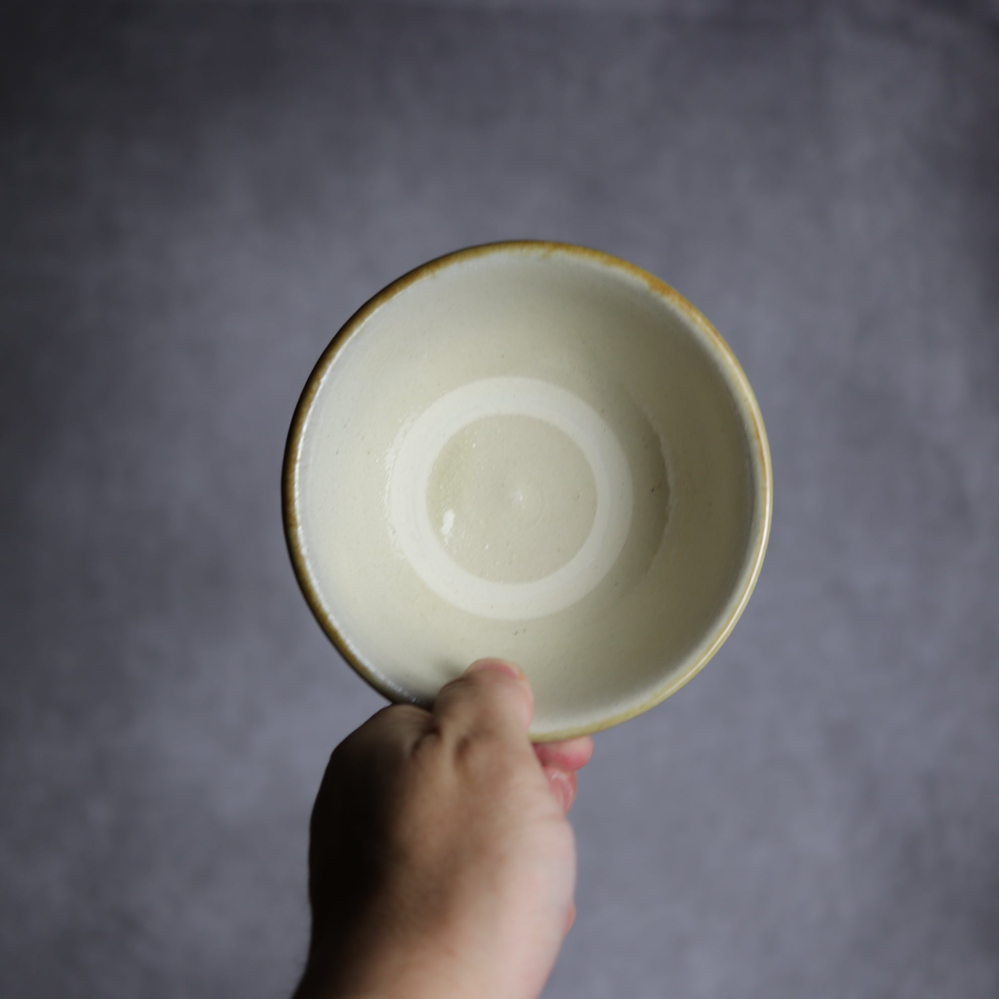 茂生窯 - 4寸マカイ1 三彩 イッチン 巴紋 やちむん 陶器 茂生窯 - mundasui